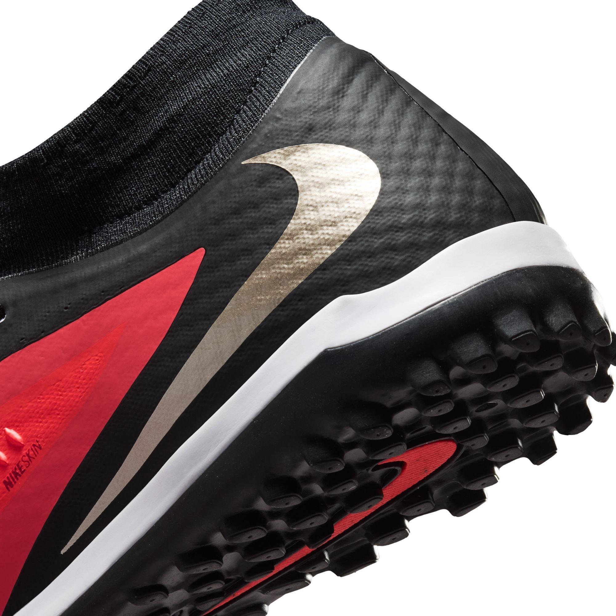 Crveno/Crno - Nike - Phantom 6 High Academy Adults Astro Turf Football Boots - 8