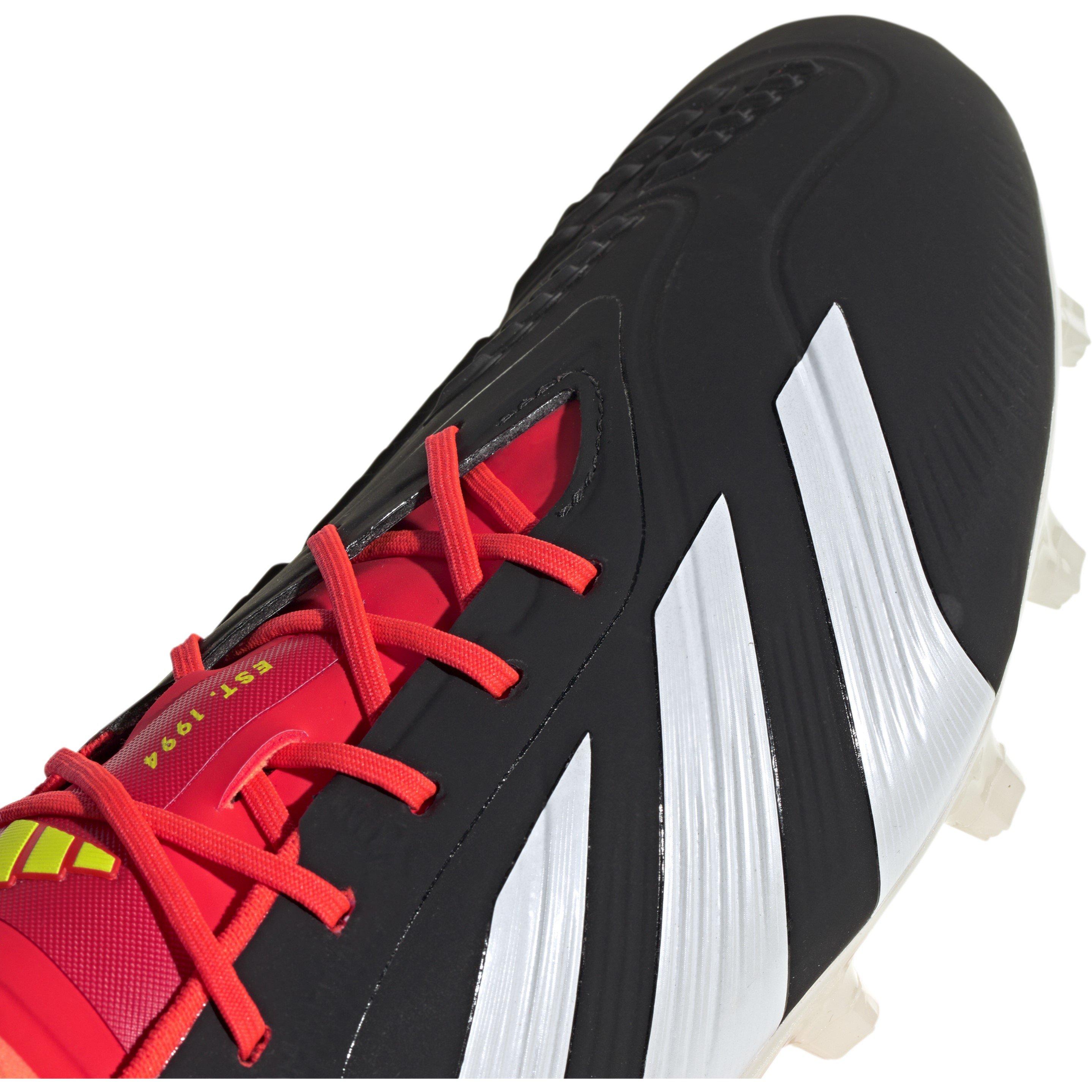 Noir/Blanc/Rouge - adidas - Predator Elite Ag Astro Turf Football Boots Unisex Adults - 10
