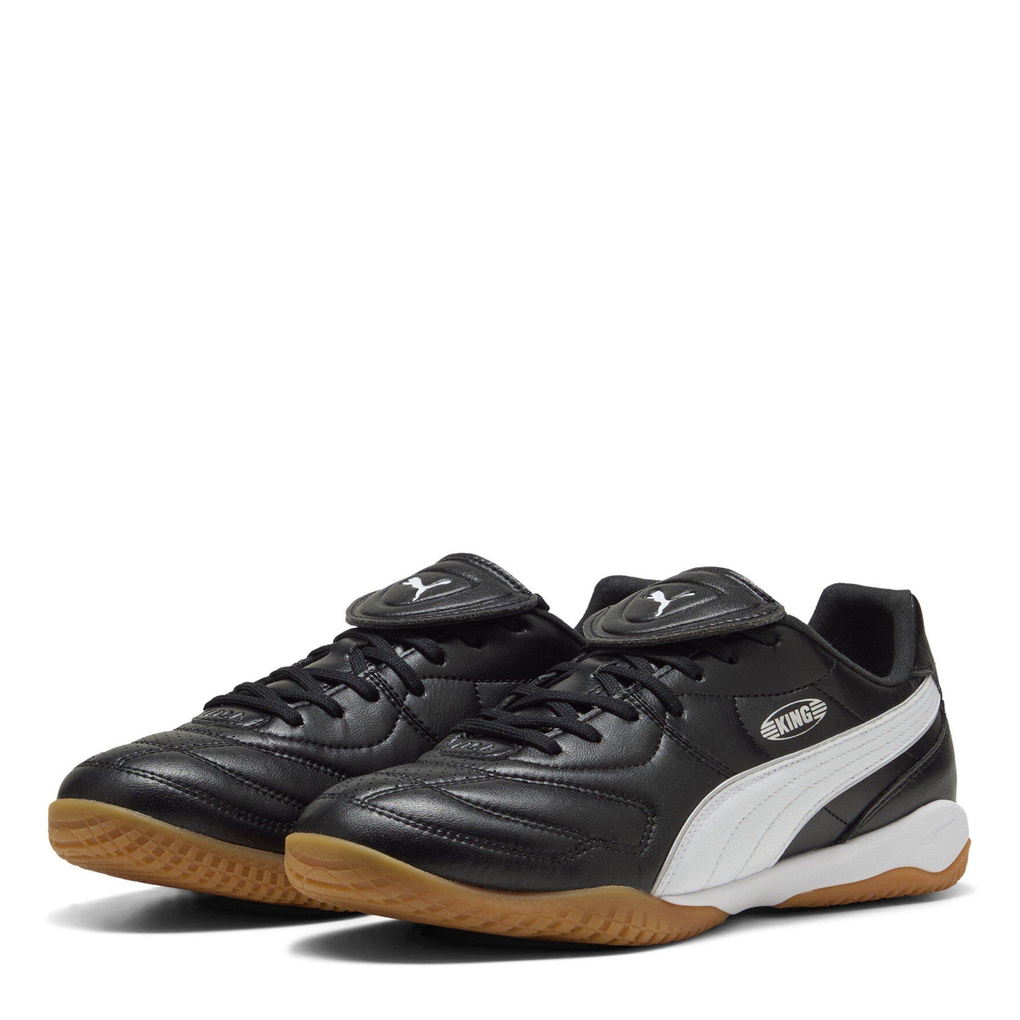 Puma Men's King Liga It Indoor Football Boots - Black-Pu Puma Black-Pu - 7.5 (41)
