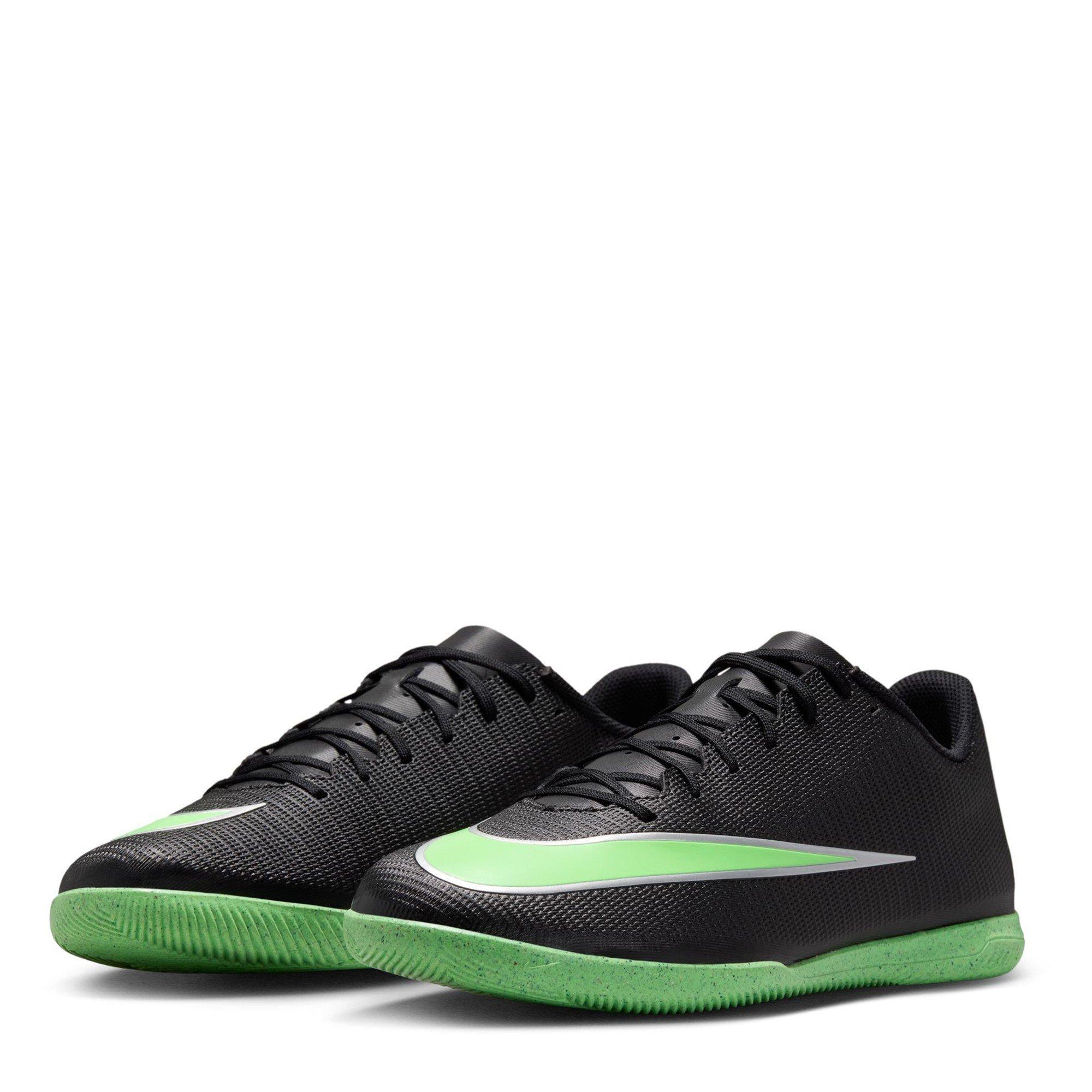 Black/Green-Blk - Nike - Men's Merc Vapor17 Indoor Football Boot - 4