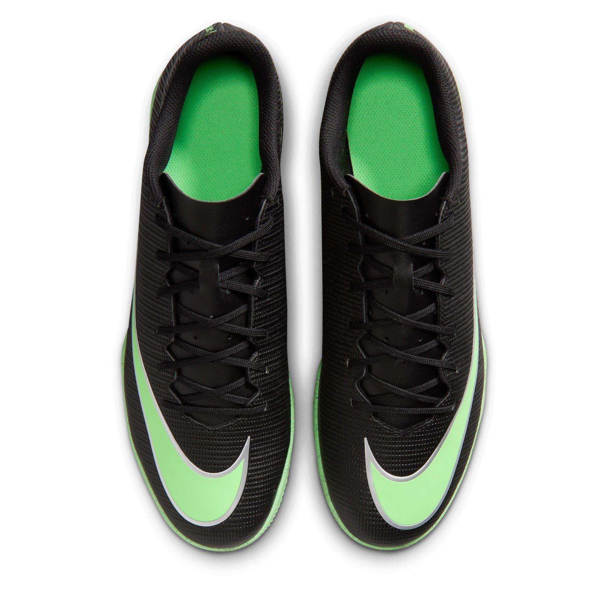 Black/Green-Blk - Nike - Men's Merc Vapor17 Indoor Football Boot - 6
