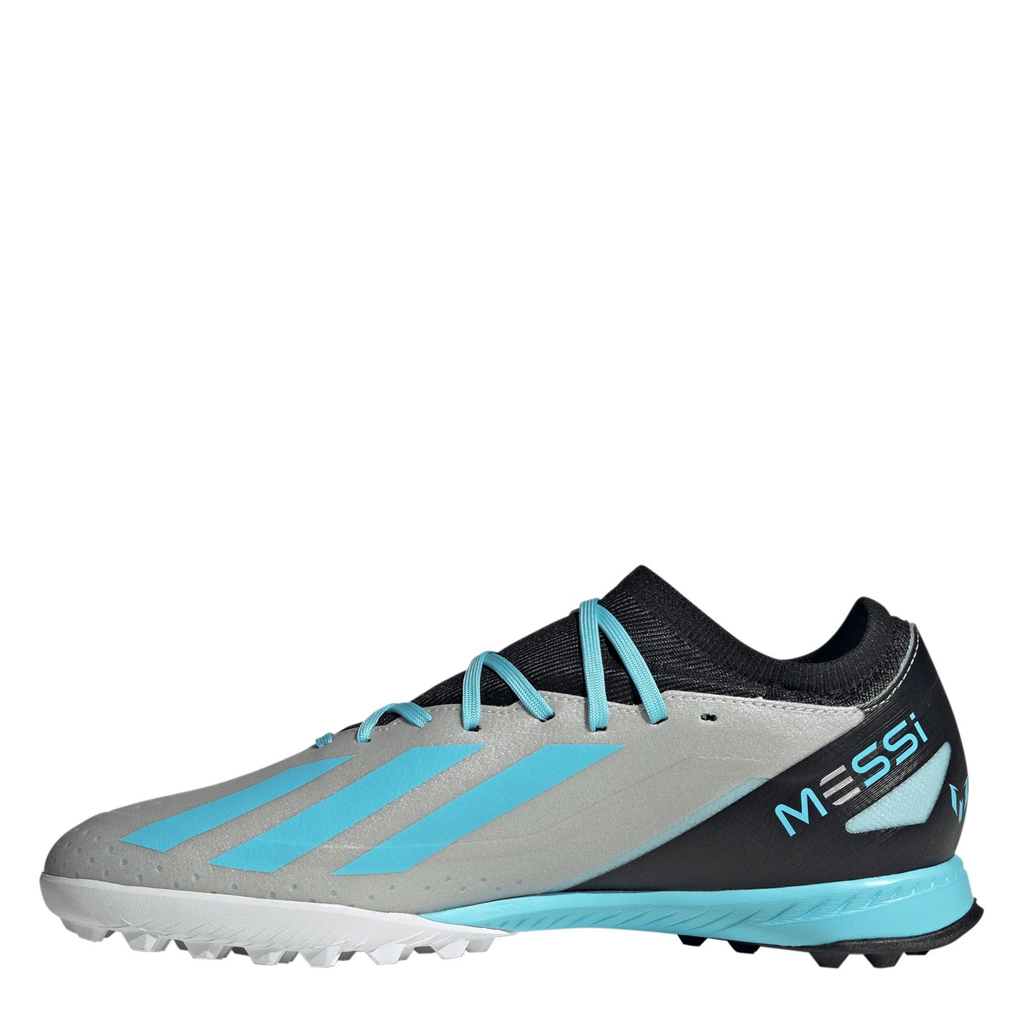 Plateado/Azul/Negro - adidas - X Crazyfast League Turf Football Boots - 2