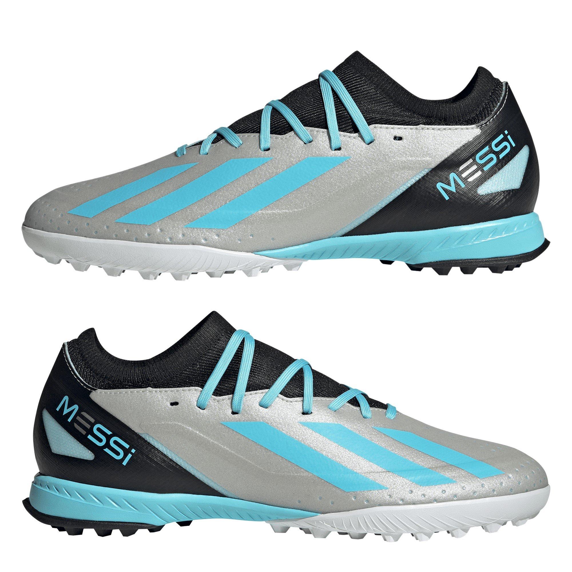 Plateado/Azul/Negro - adidas - X Crazyfast League Turf Football Boots - 11