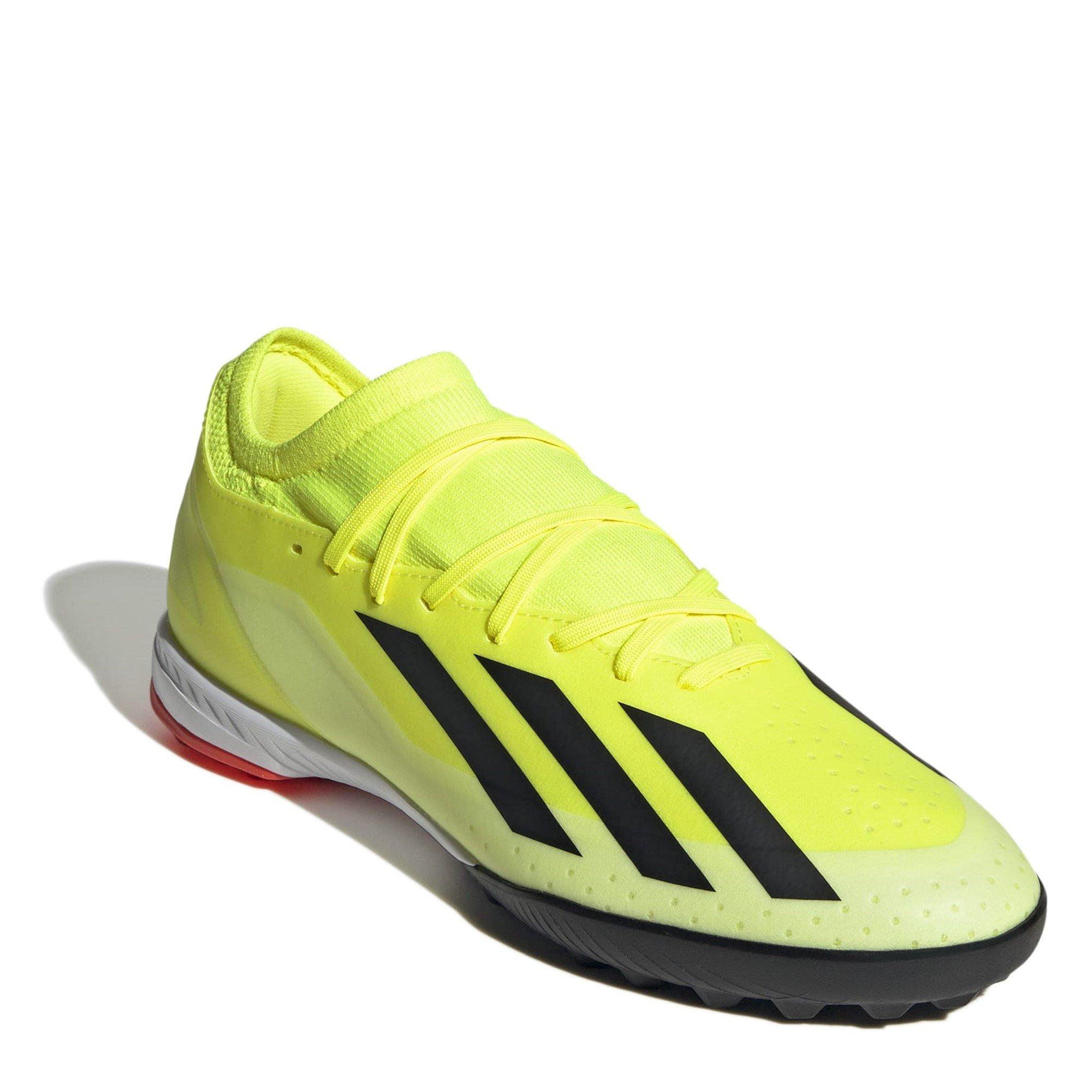 Geel/Zwart/Wit - adidas - X Crazyfast League Turf Football Boots - 3