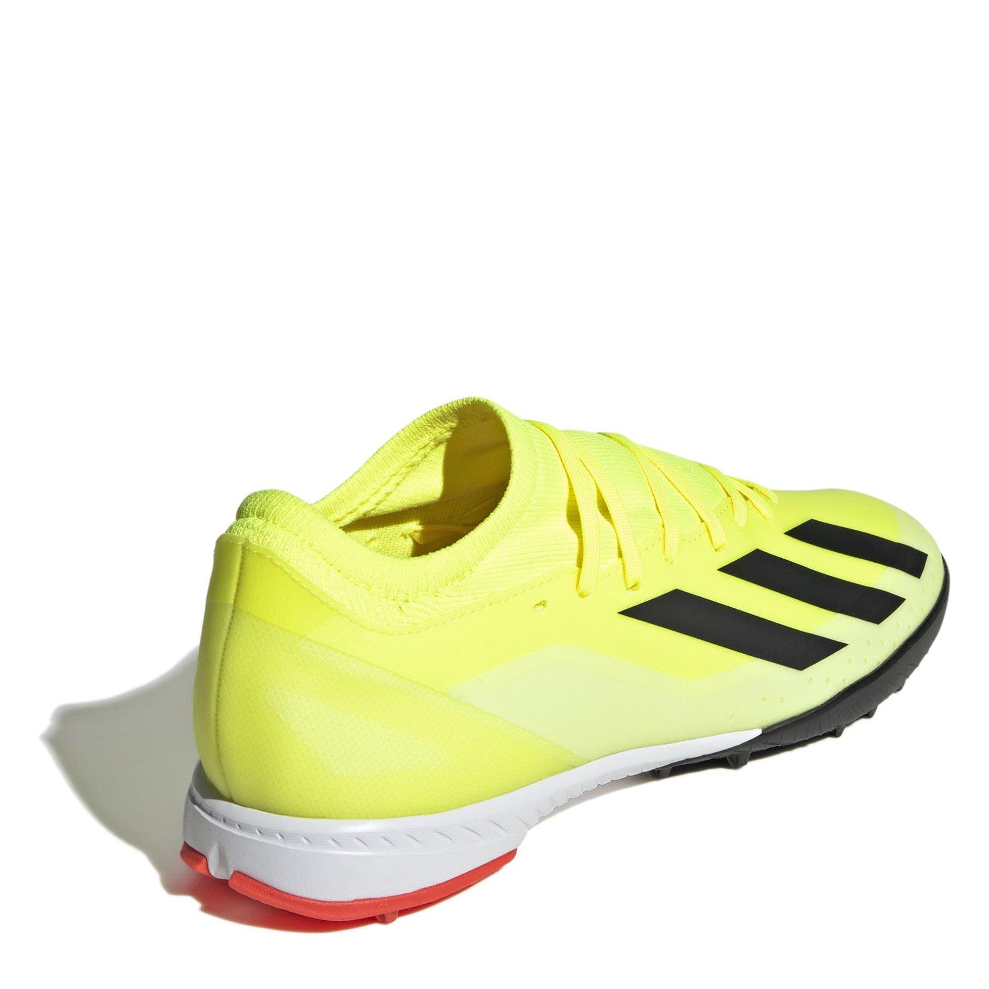 Geel/Zwart/Wit - adidas - X Crazyfast League Turf Football Boots - 4