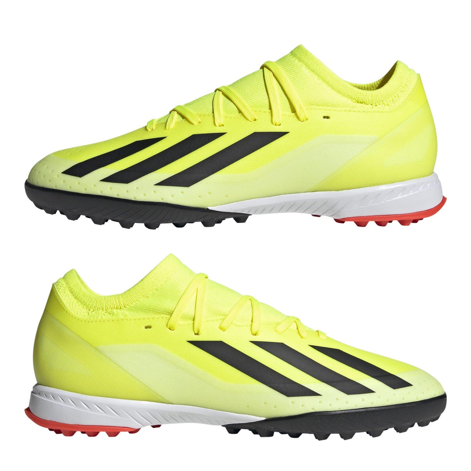 Geel/Zwart/Wit - adidas - X Crazyfast League Turf Football Boots - 9