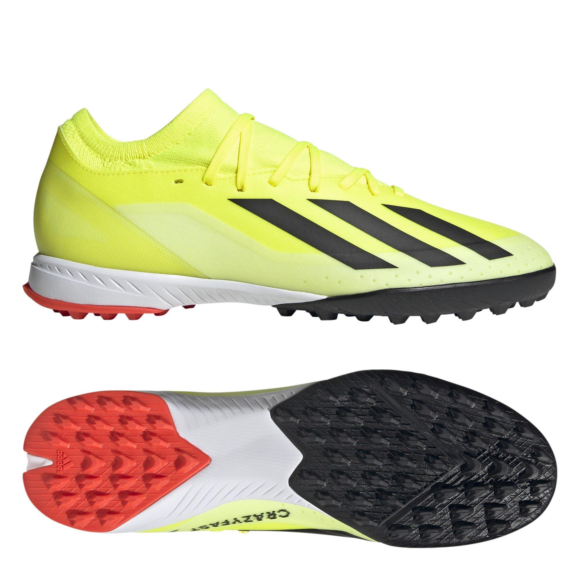 Geel/Zwart/Wit - adidas - X Crazyfast League Turf Football Boots - 10