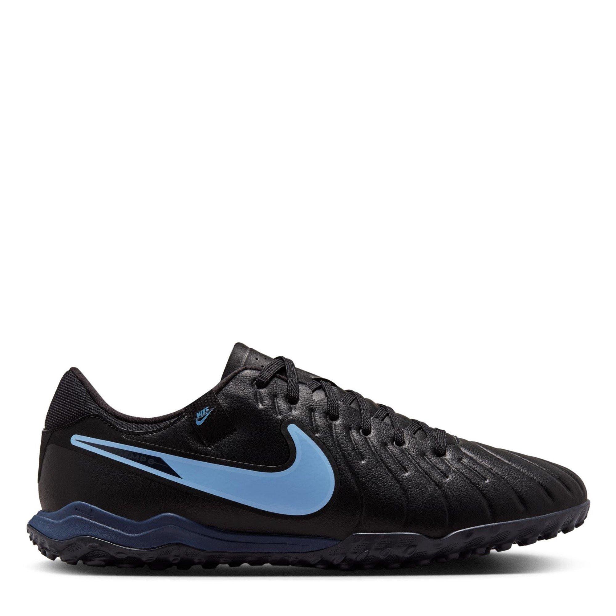 Nike Men's Tiempo Legend 10 Academy Adults Astro Turf Football Boots - Black/Black - 7 (41)
