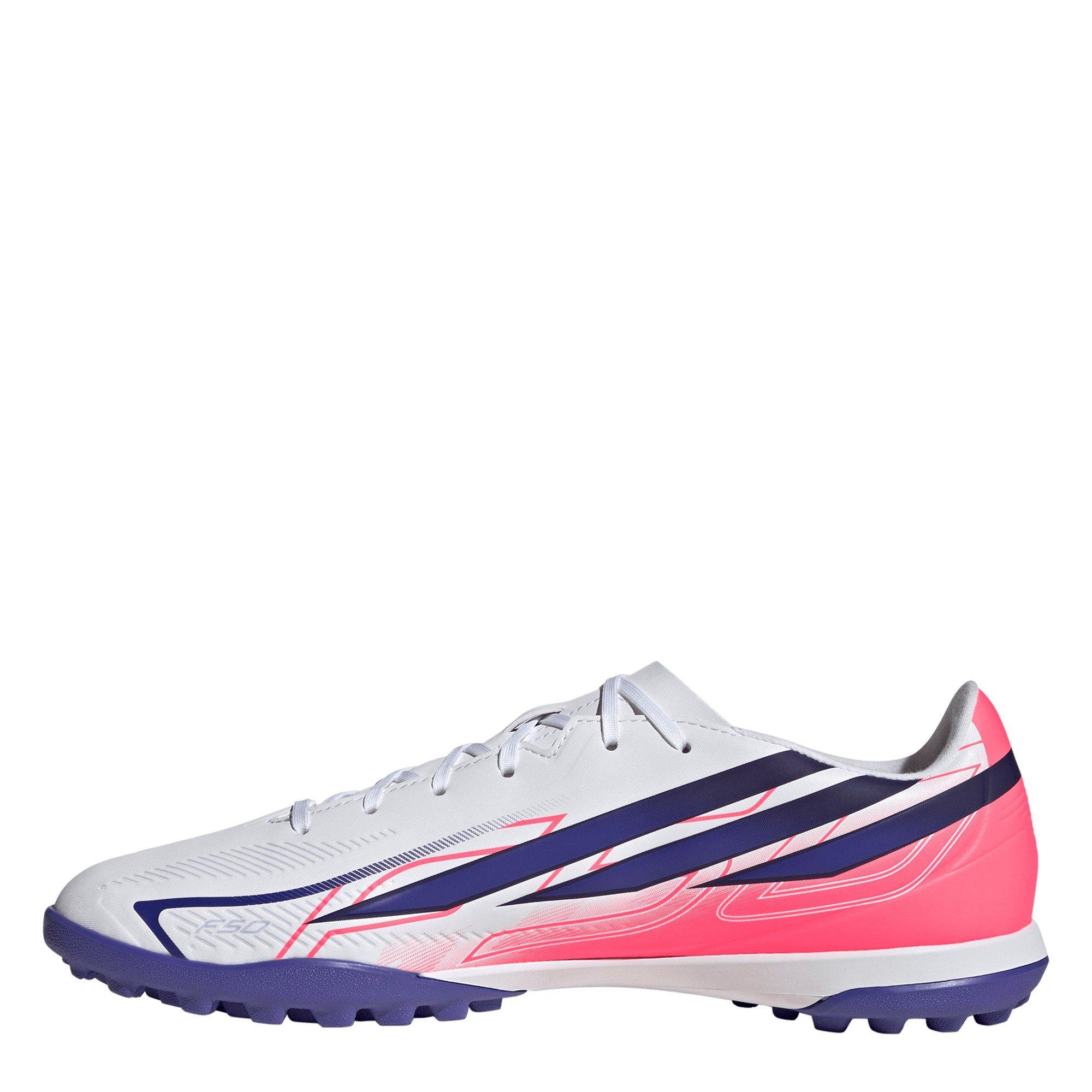 Wit/Koraal - adidas - F50 Hyperfast Club Turf Football Shoes Mens - 2
