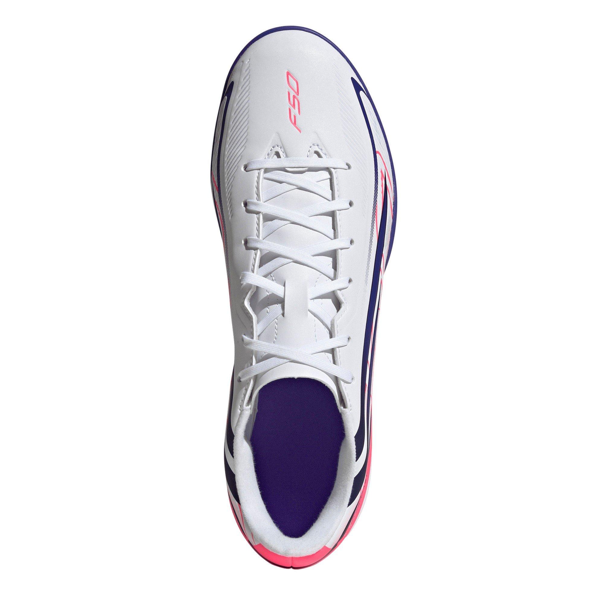 Wit/Koraal - adidas - F50 Hyperfast Club Turf Football Shoes Mens - 5