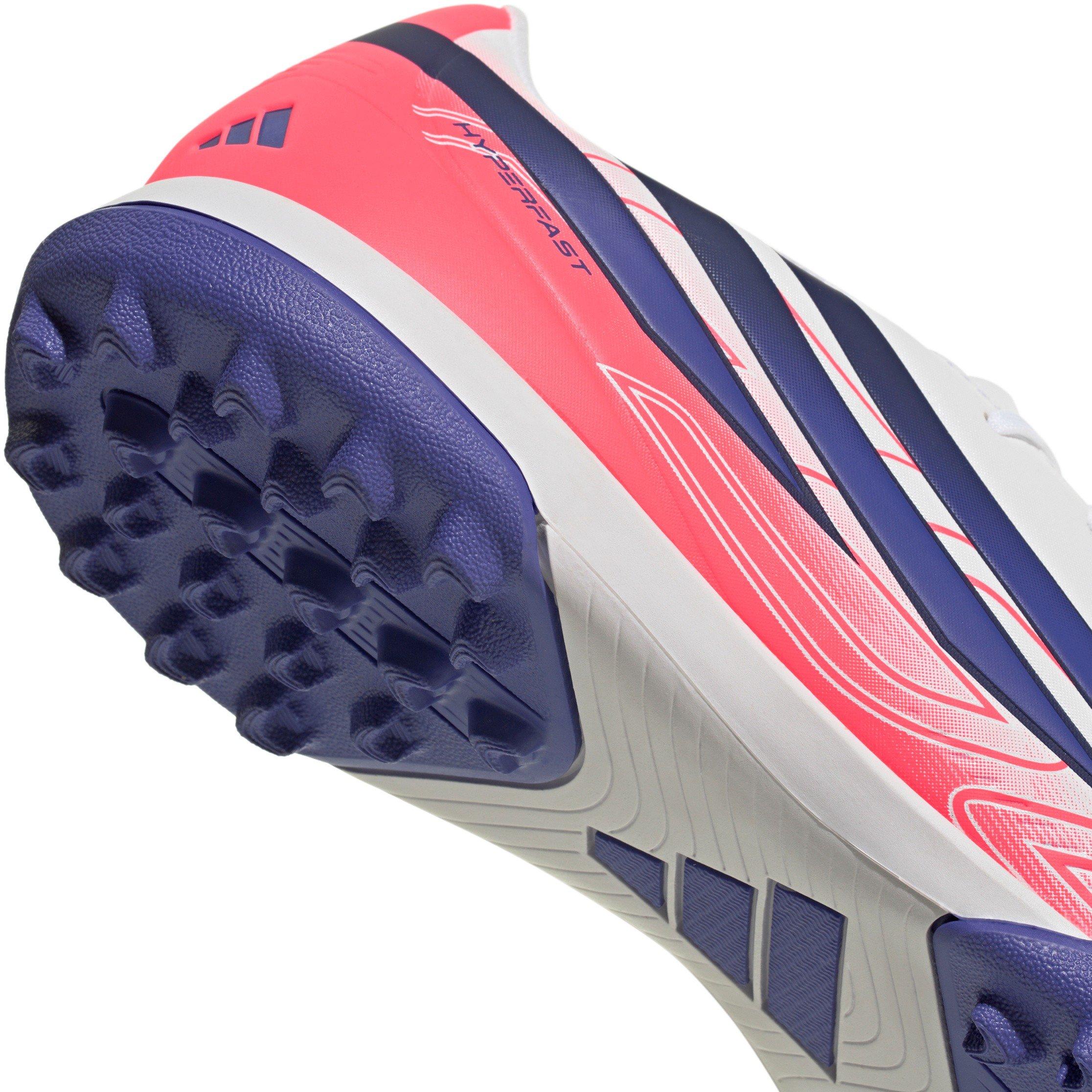 Wit/Koraal - adidas - F50 Hyperfast Club Turf Football Shoes Mens - 7
