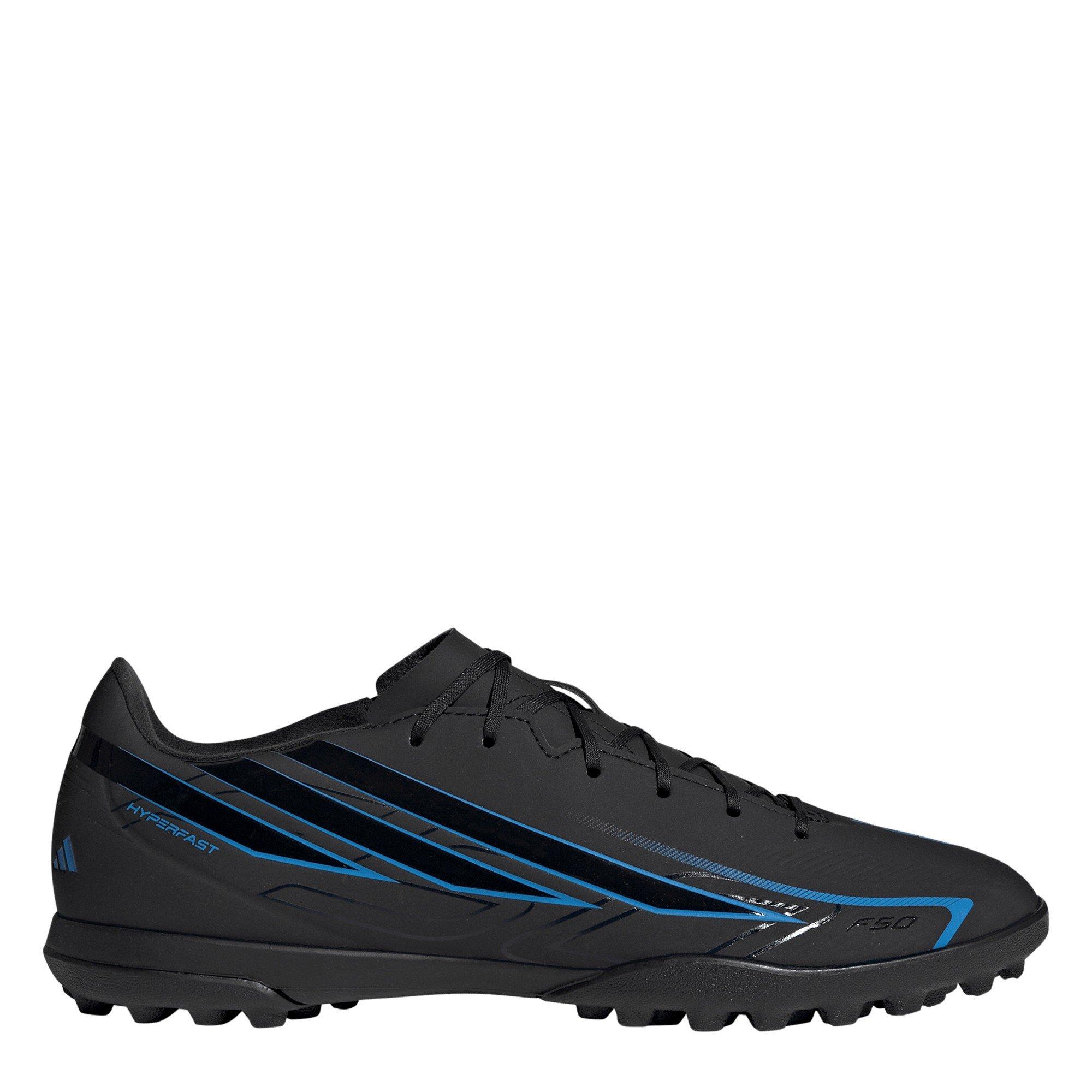 Black/Blue - adidas - F50 Hyperfast Club Turf Football Shoes Mens - 1