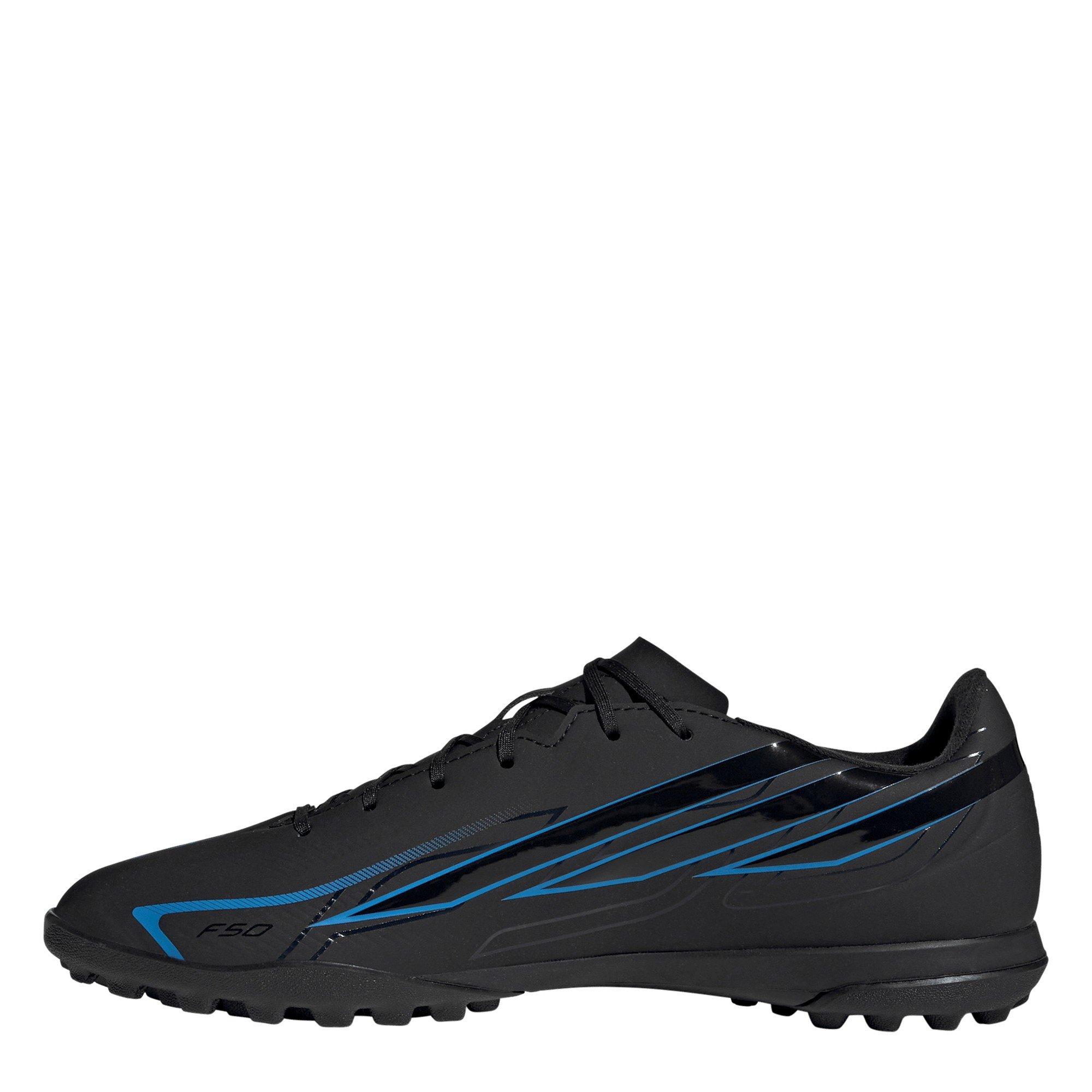 Black/Blue - adidas - F50 Hyperfast Club Turf Football Shoes Mens - 2