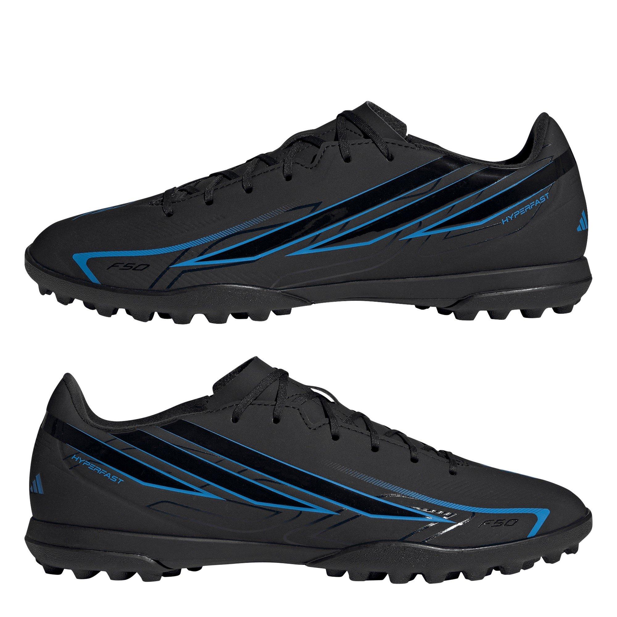 Black/Blue - adidas - F50 Hyperfast Club Turf Football Shoes Mens - 9