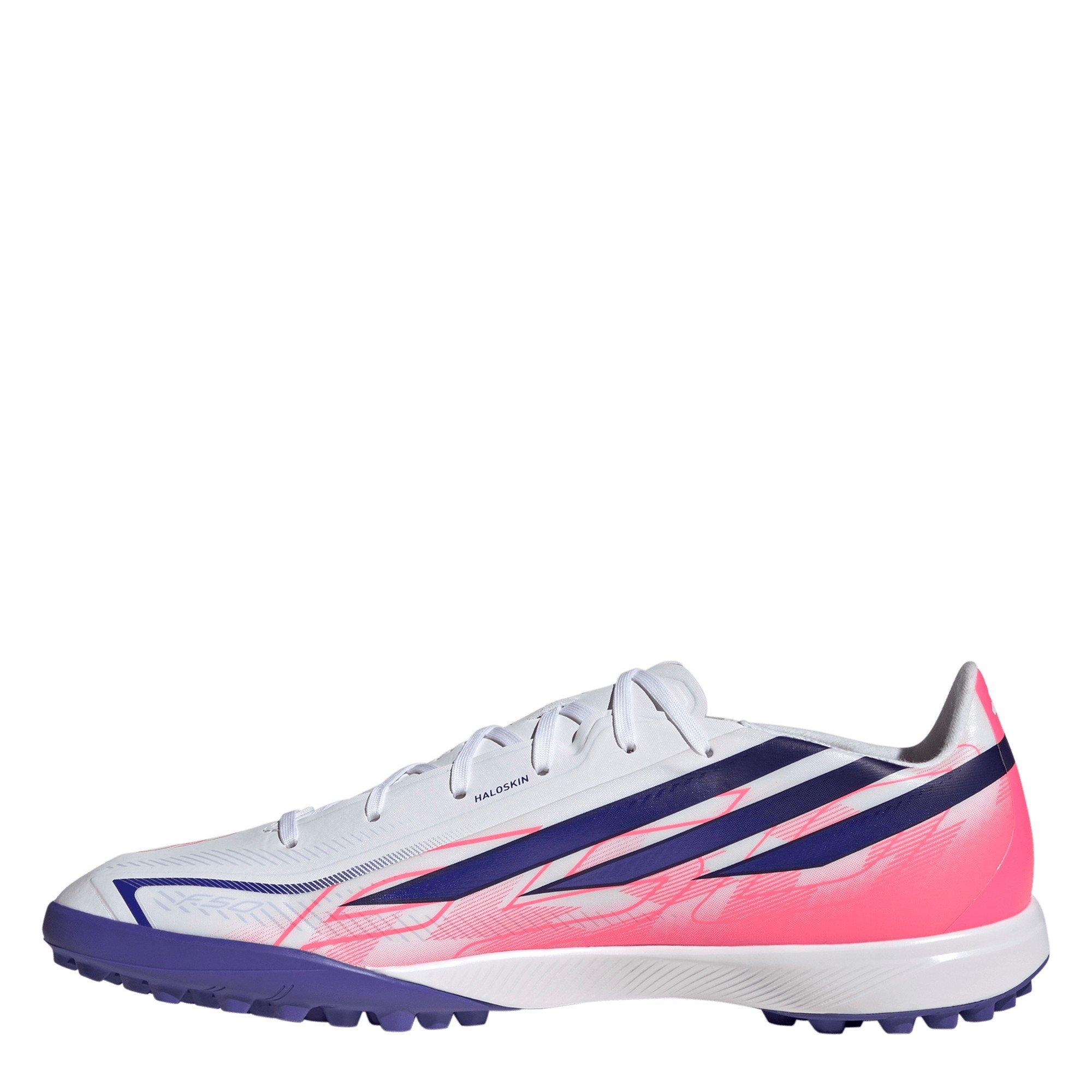 Wit/Koraal - adidas - F50 Hyperfast League Turf Football Boots Mens - 2