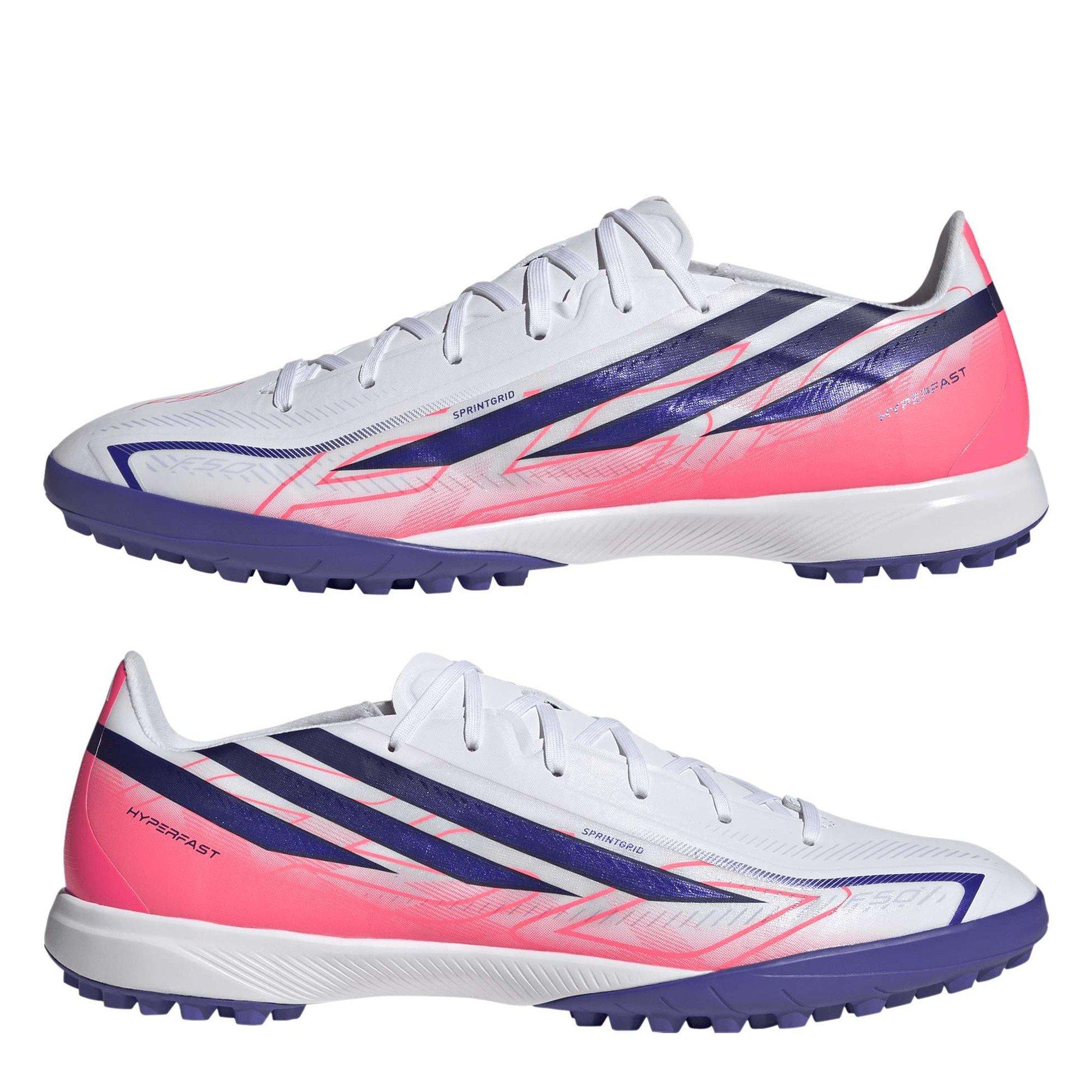 Wit/Koraal - adidas - F50 Hyperfast League Turf Football Boots Mens - 11