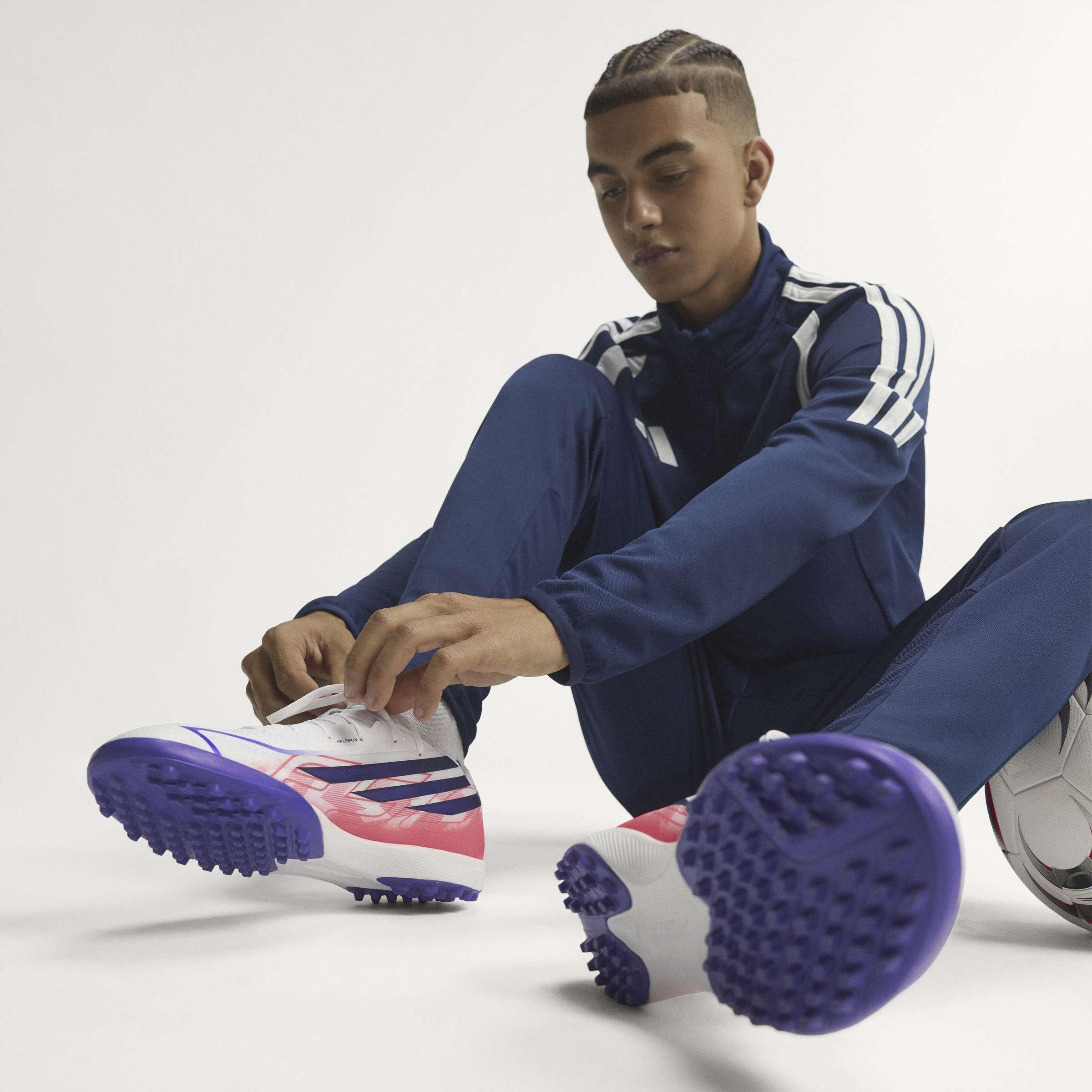 Wit/Koraal - adidas - F50 Hyperfast League Turf Football Boots Mens - 16