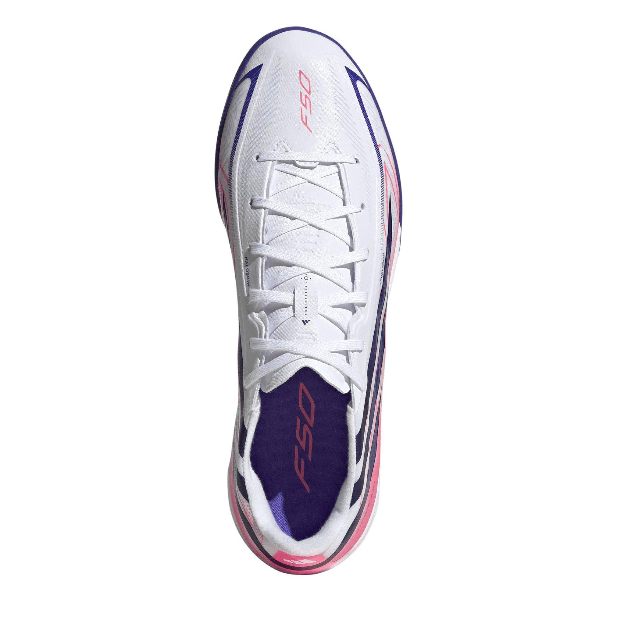 Wit/Koraal - adidas - F50 Hyperfast League Turf Football Boots Mens - 6