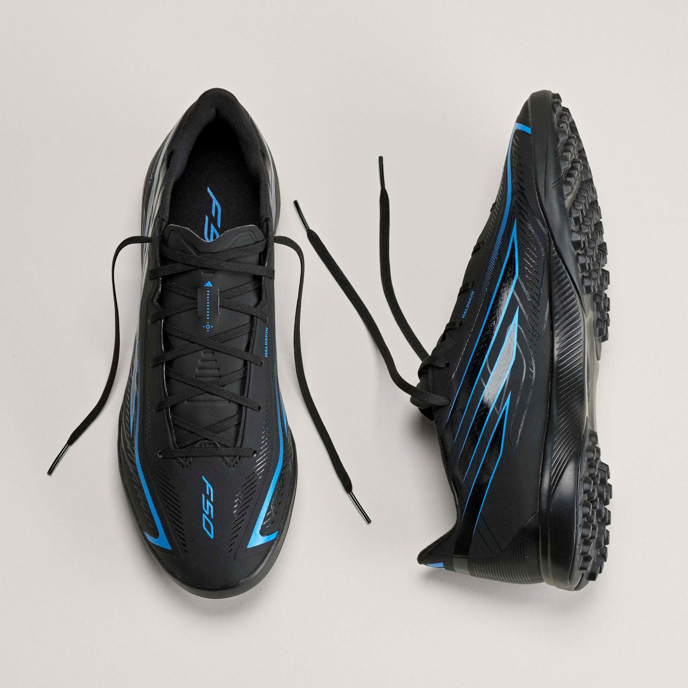 Black/Blue - adidas - F50 Hyperfast League Turf Football Boots Mens - 13