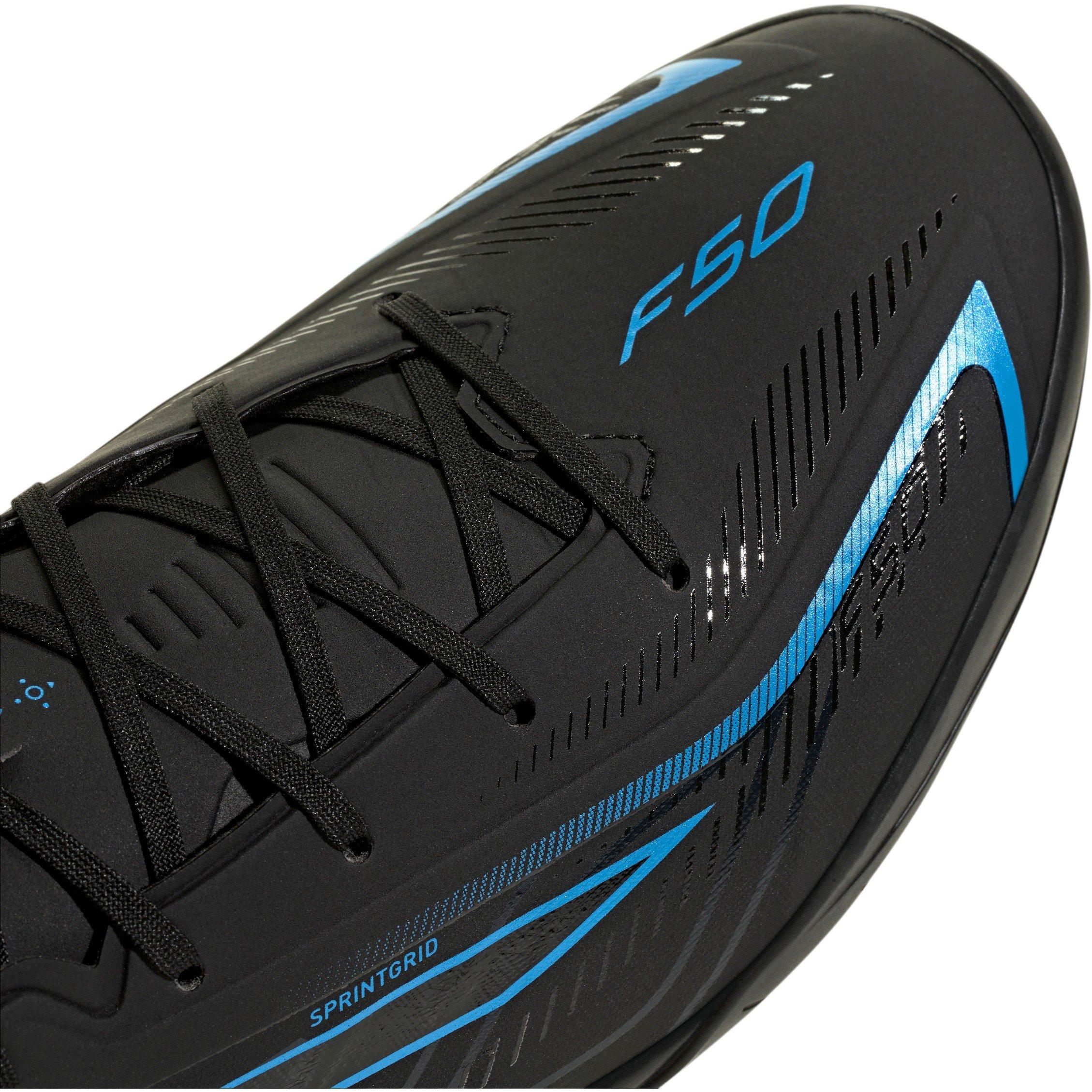 Black/Blue - adidas - F50 Hyperfast League Turf Football Boots Mens - 9