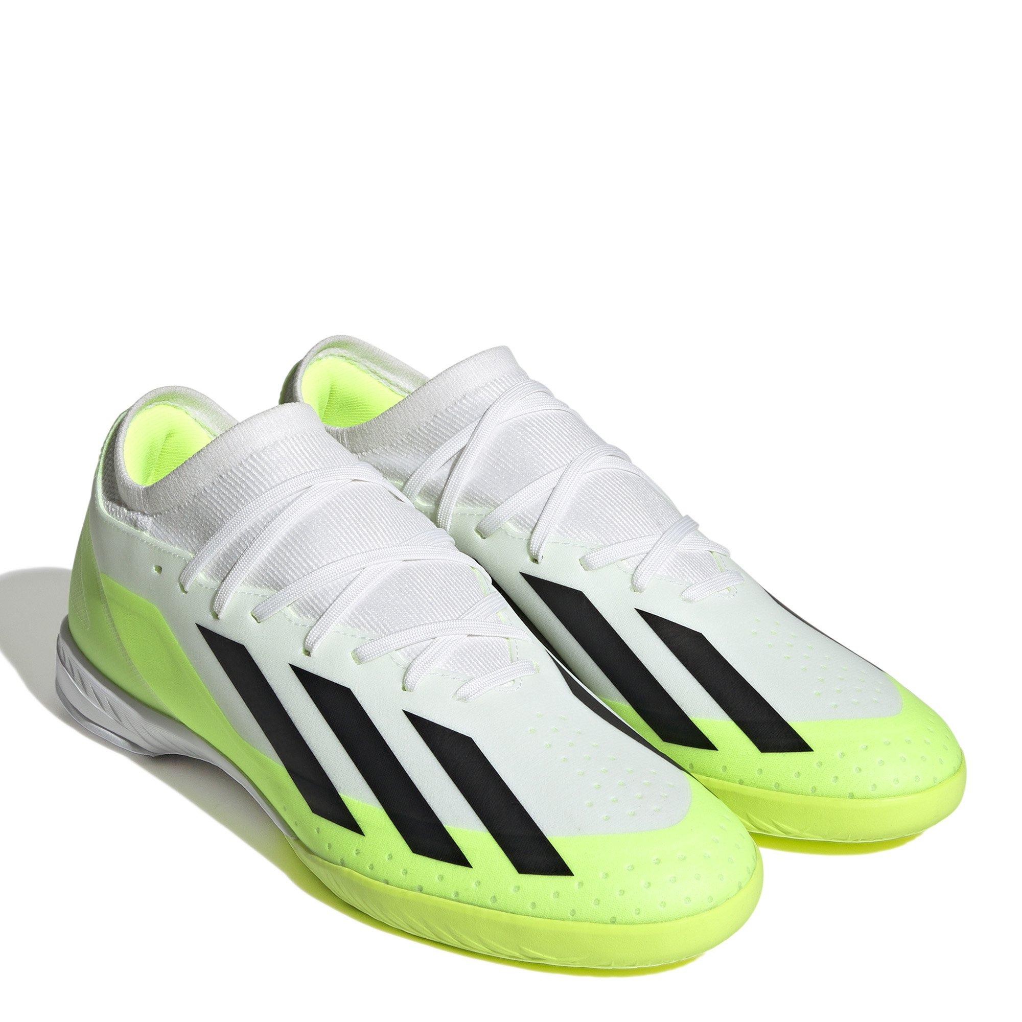 White/Blk/Lemon - adidas - adidas X Crazyfast.3 Indoor Football Boots - 5
