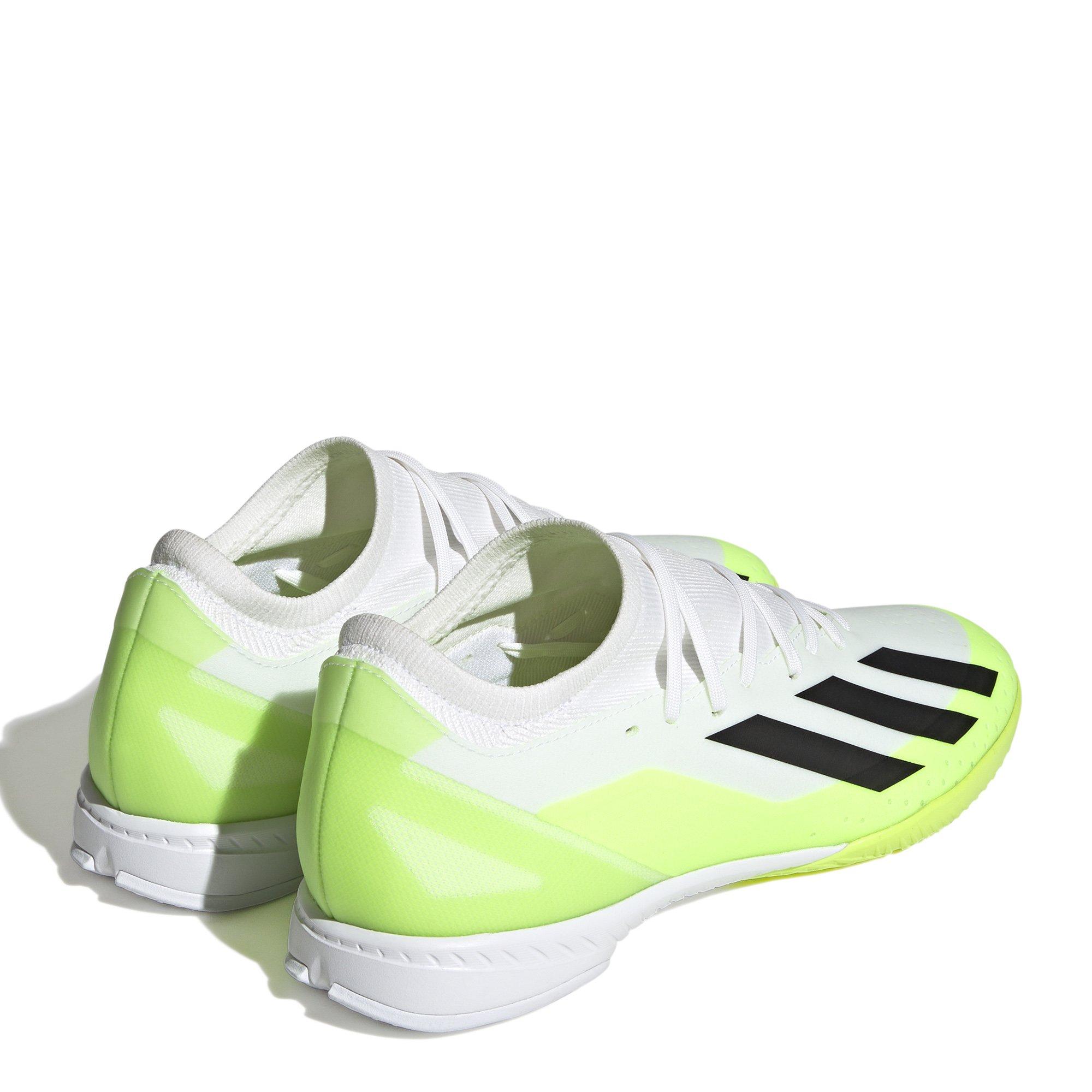 White/Blk/Lemon - adidas - adidas X Crazyfast.3 Indoor Football Boots - 6