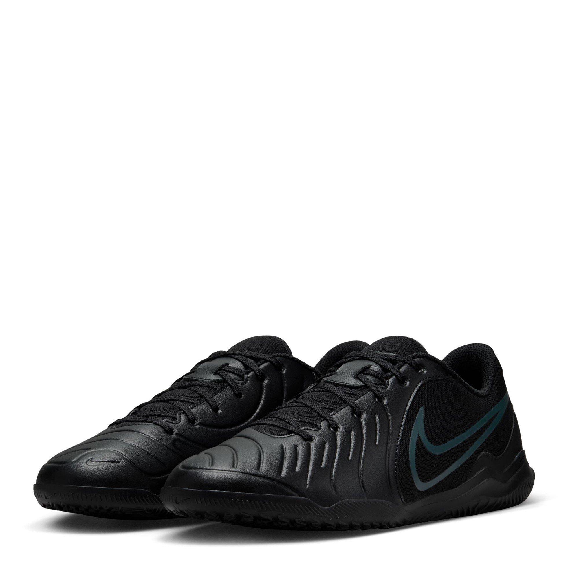 Black/Green - Nike - Tiempo Legend 10 Club Adults Indoor Court Football Boots - 4