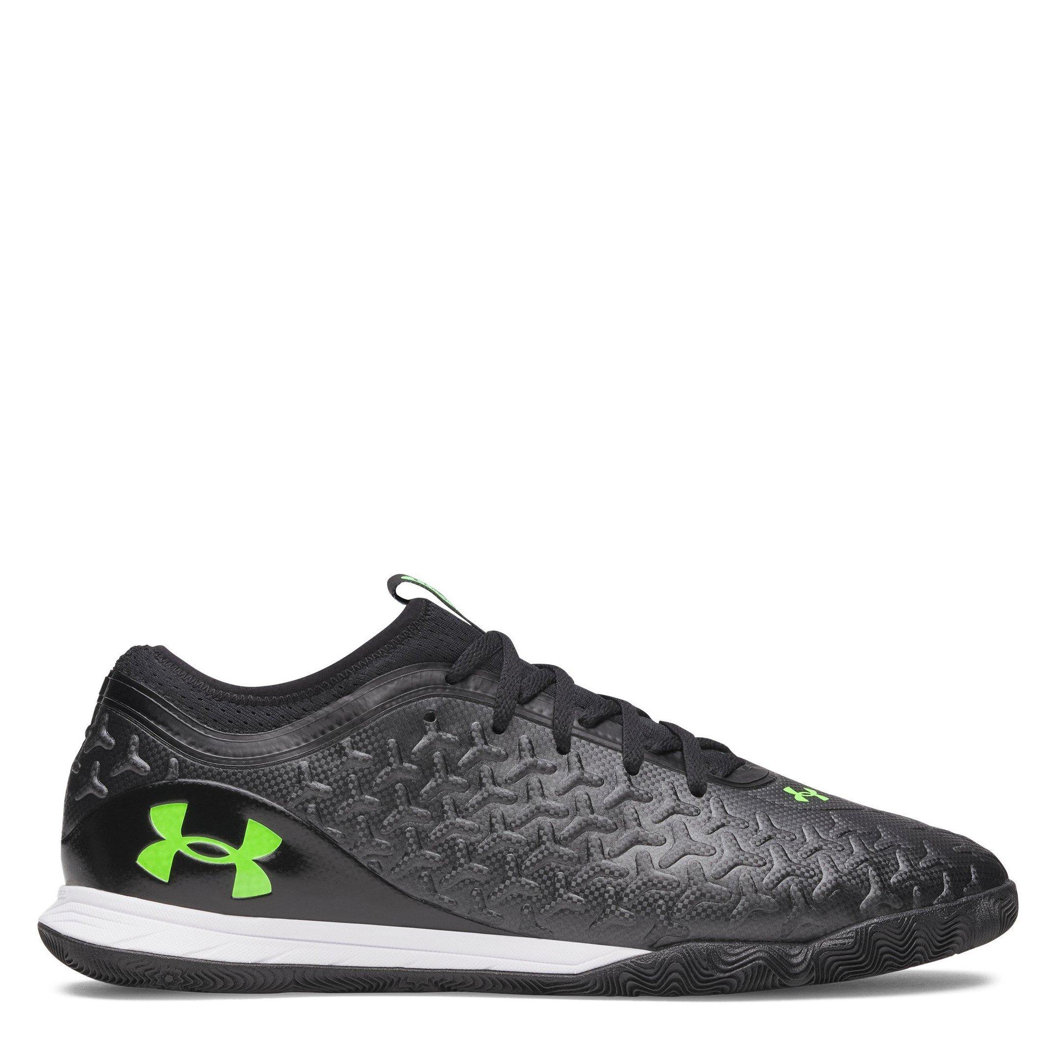 Black / Green - Under Armour - Unisex Adults' Magnetico Select 6 Indoor Football Boot - 1