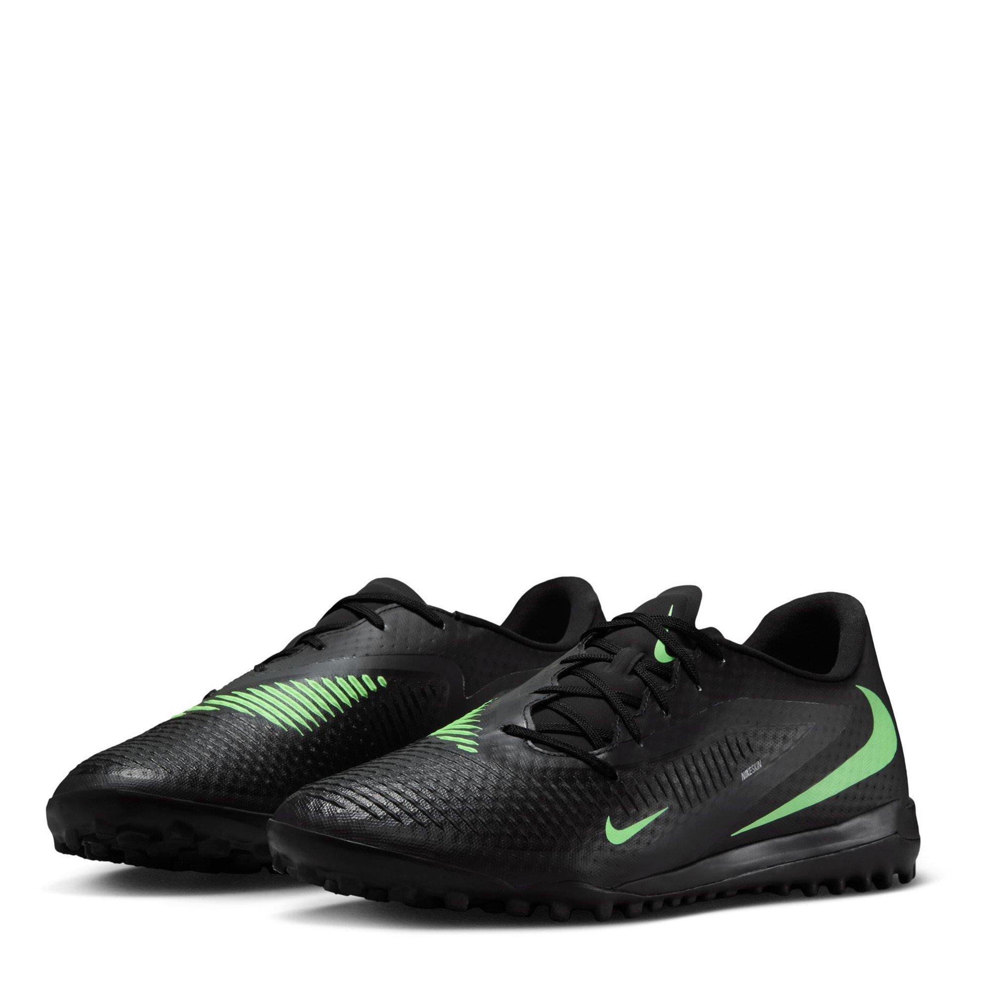 Black/Green - Nike - Phantom 6 Low Academy Adults Astro Turf Football Boots - 5