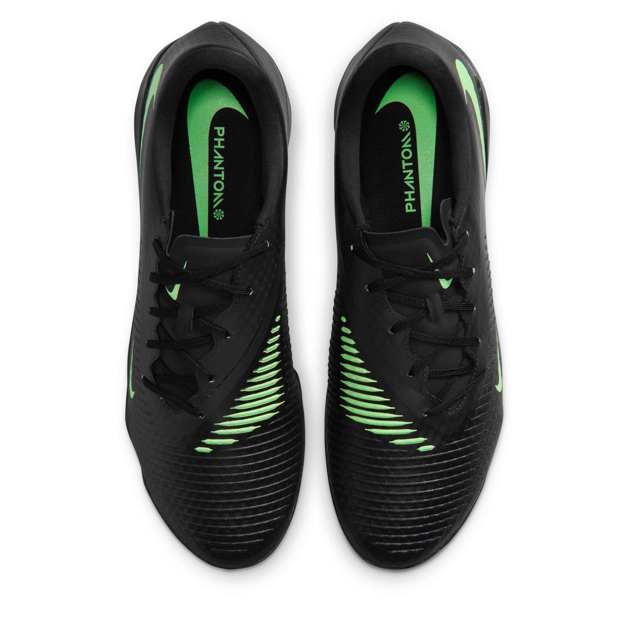 Black/Green - Nike - Phantom 6 Low Academy Adults Astro Turf Football Boots - 7