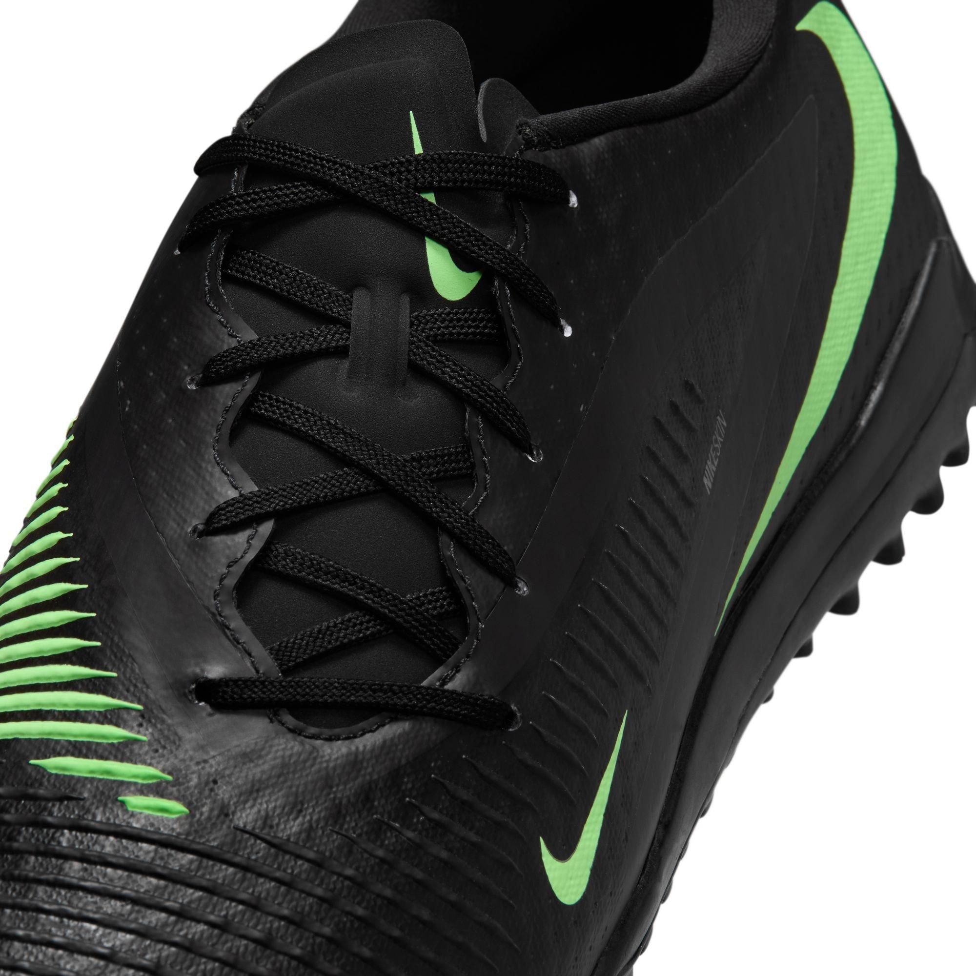 Black/Green - Nike - Phantom 6 Low Academy Adults Astro Turf Football Boots - 8