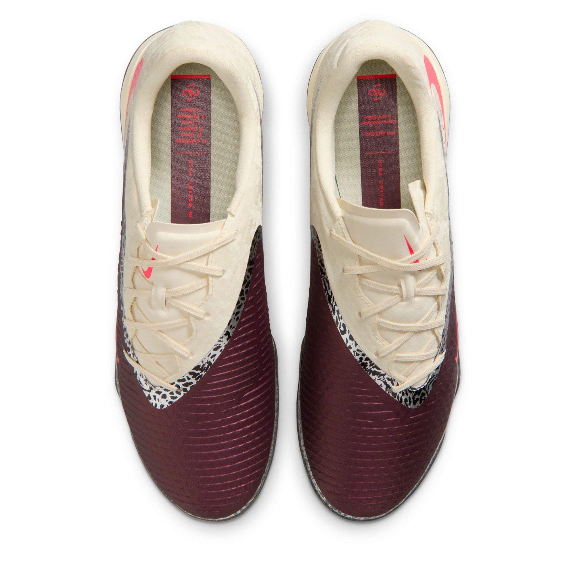 Burgund/Print - Nike - Phantom 6 Low Academy Adults Astro Turf Football Boots - 7