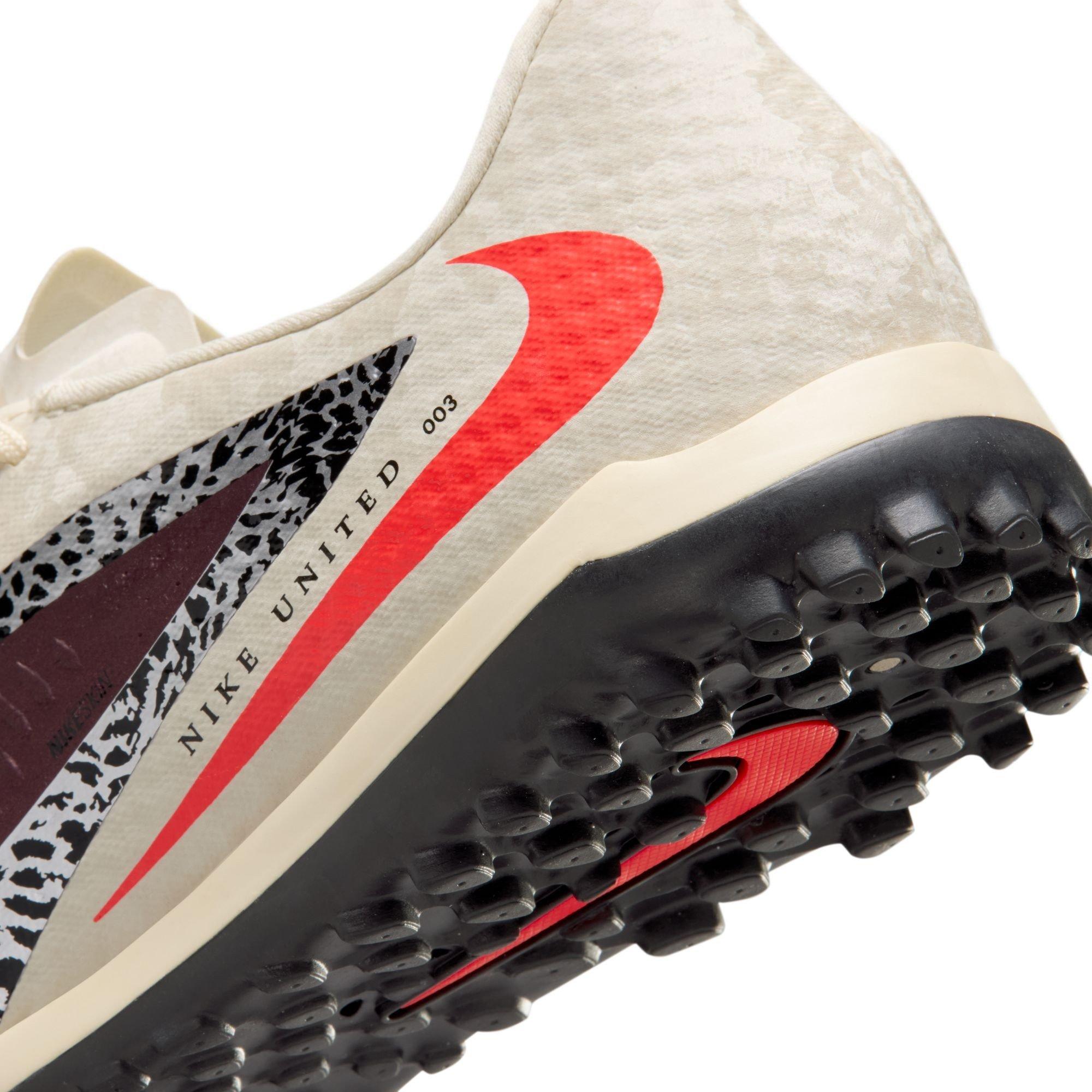 Burgund/Print - Nike - Phantom 6 Low Academy Adults Astro Turf Football Boots - 9