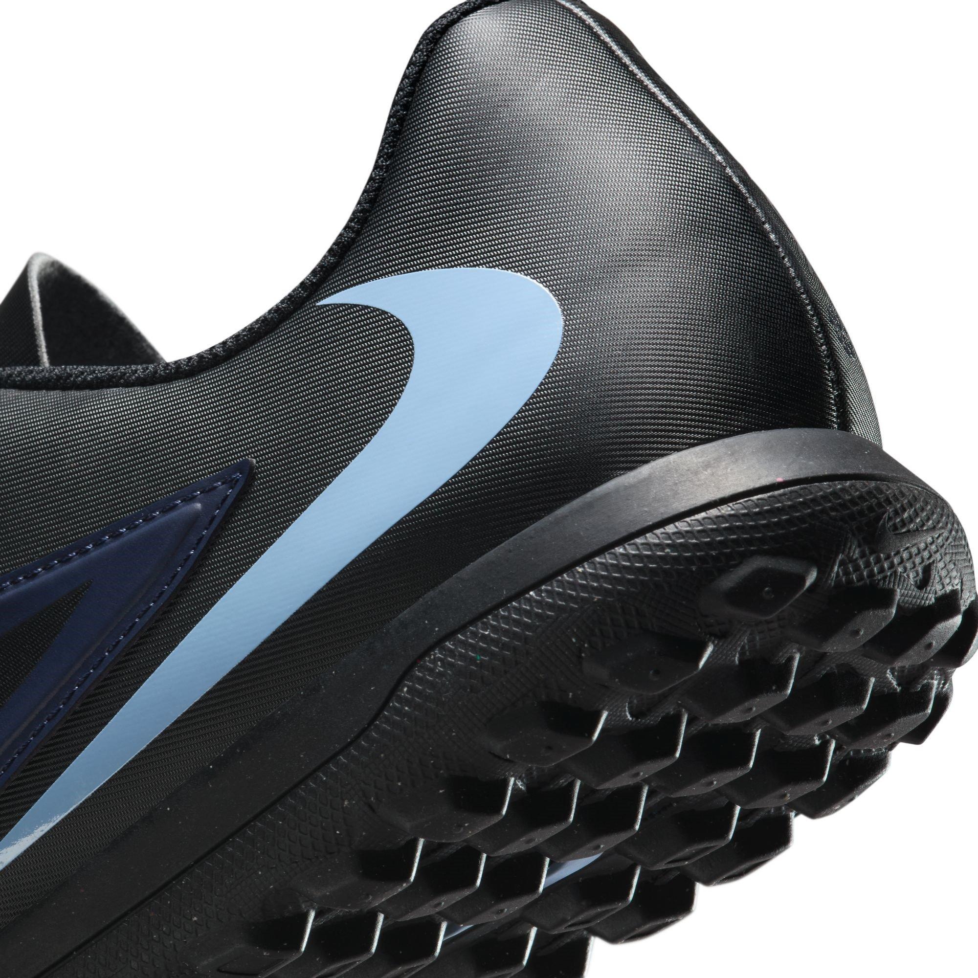 Schwarz/Schwarz - Nike - Phantom 6 Low Club Adults Astro Turf Football Boots - 8