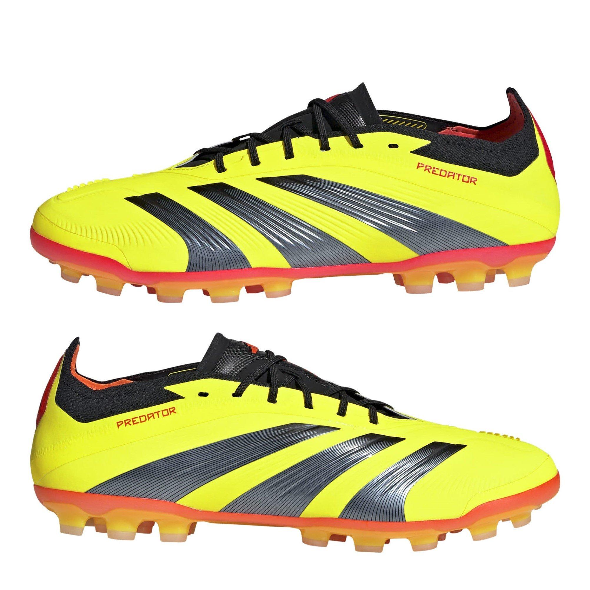 Team Solar Yell - adidas - Predator Elite 2G 3G Artificial Grass Football Boots - 9