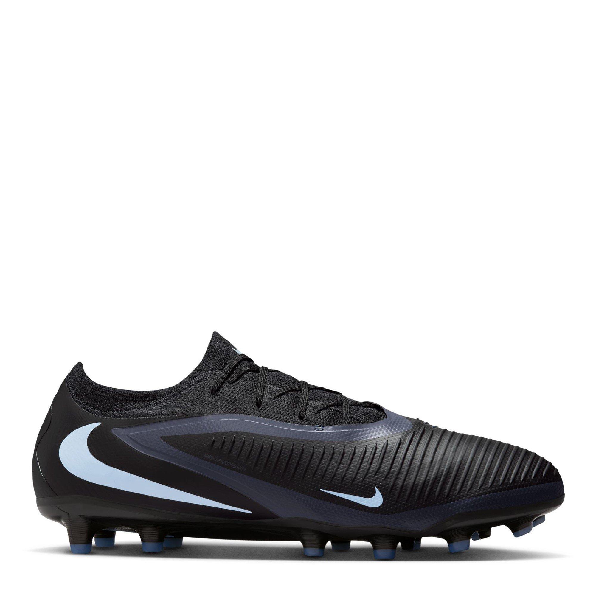 Nike Men's Phantom 6 Pro Adults Astro Turf Football Boots - Black/Black - 10 (45)