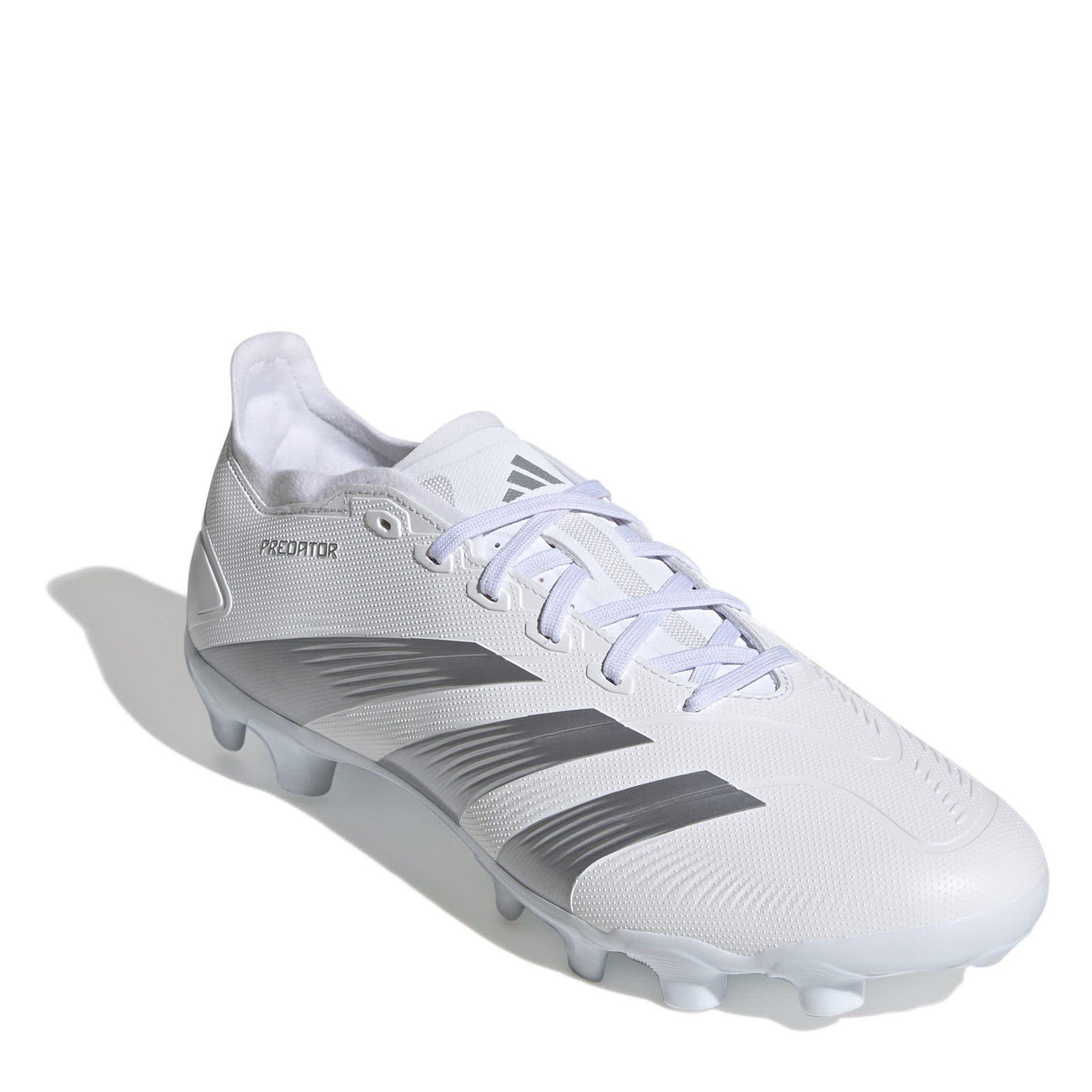 Wht/Slr/Gry - adidas - Predator 24 League Low Multi-Ground Football Boots - 3