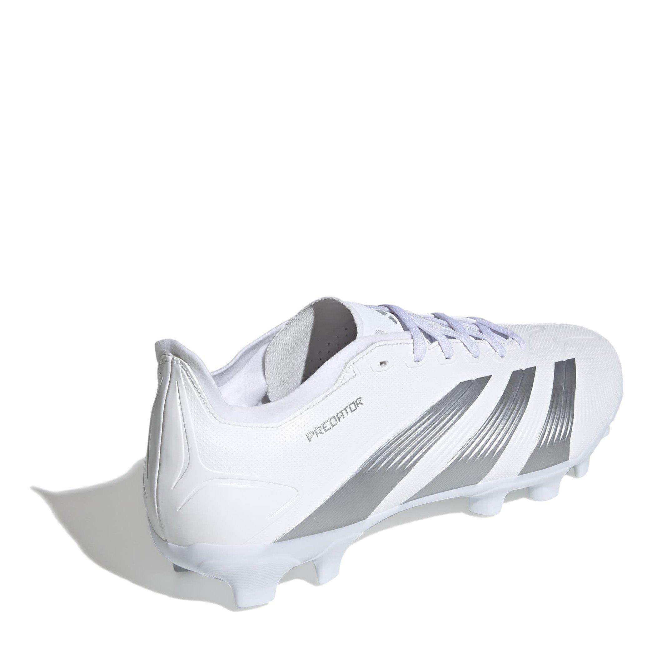 Wht/Slr/Gry - adidas - Predator 24 League Low Multi-Ground Football Boots - 4