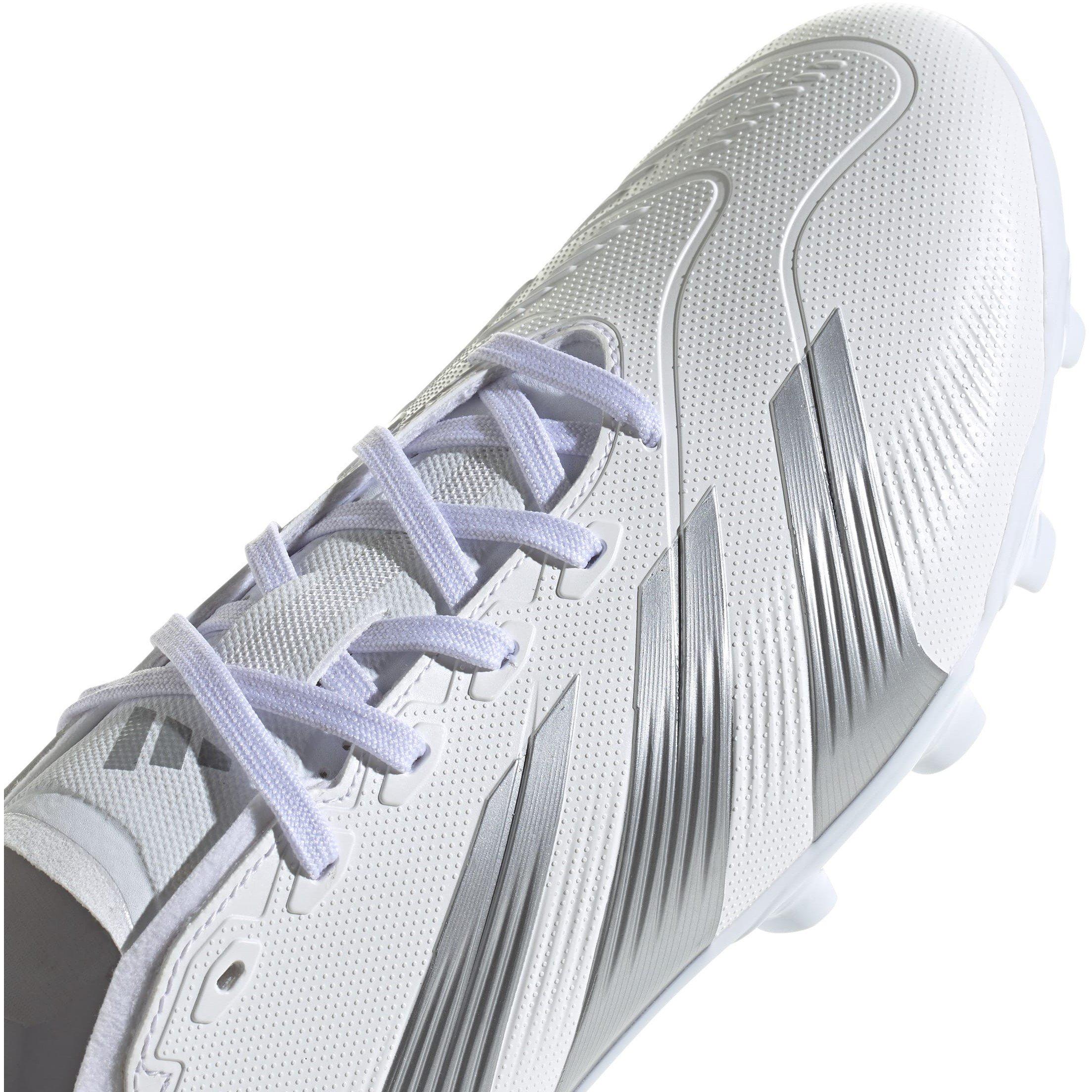 Wht/Slr/Gry - adidas - Predator 24 League Low Multi-Ground Football Boots - 7