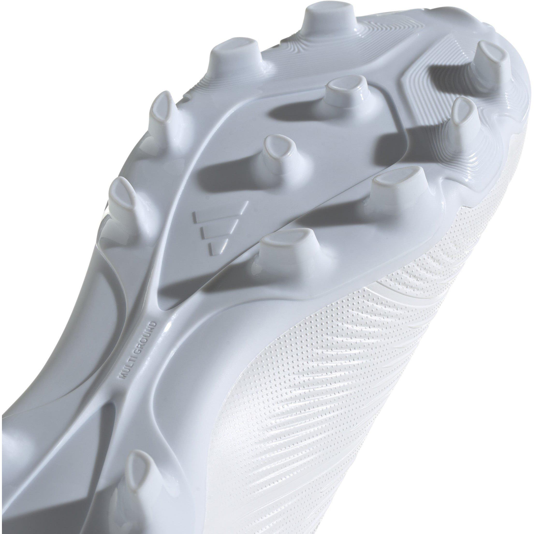 Wht/Slr/Gry - adidas - Predator 24 League Low Multi-Ground Football Boots - 8