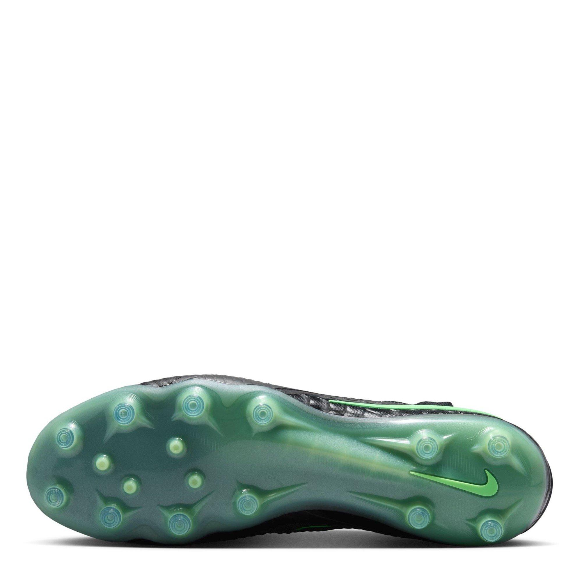 Black/Green - Nike - Phantom 6 High Elite Artificial-Grass Football Boot - 3