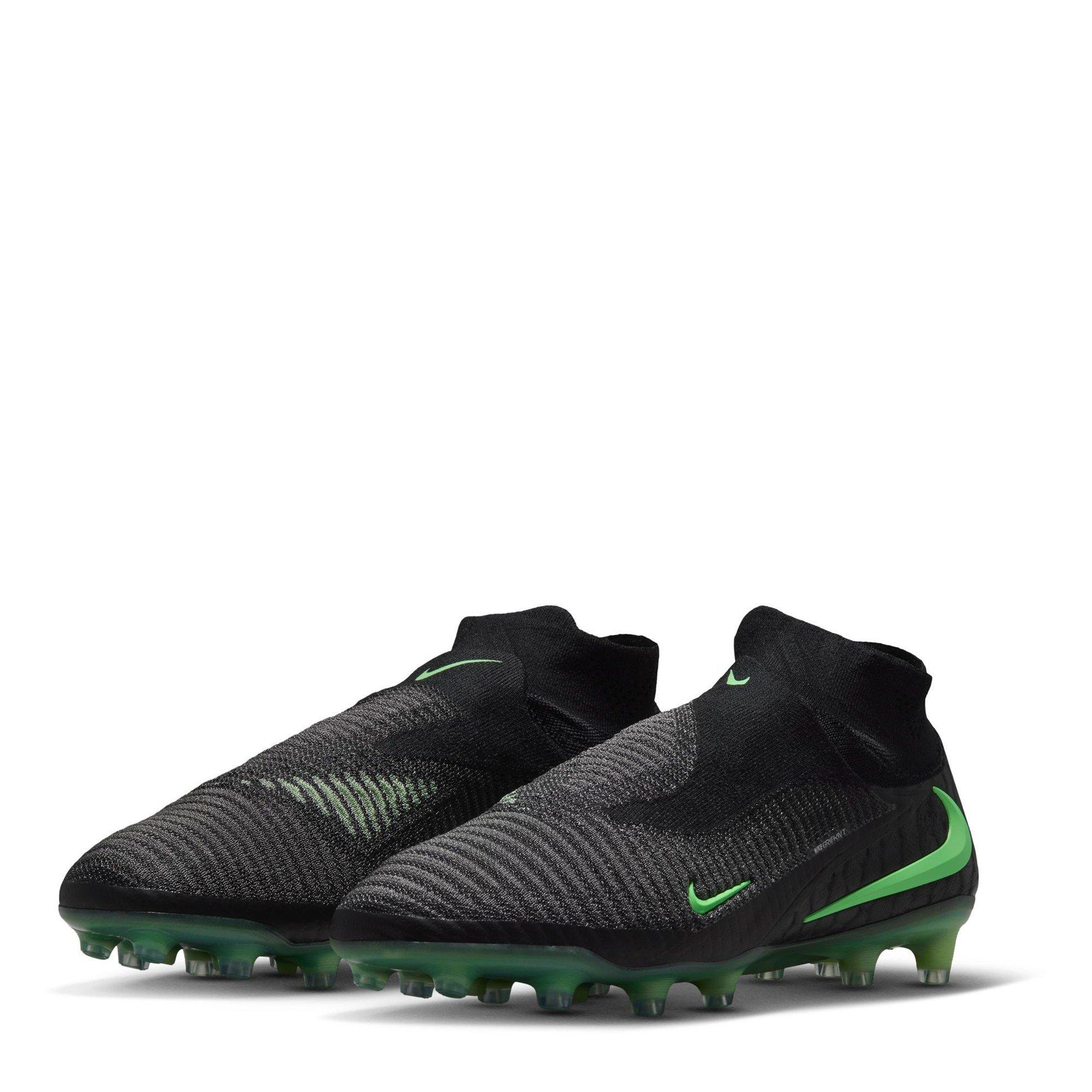 Black/Green - Nike - Phantom 6 High Elite Artificial-Grass Football Boot - 4