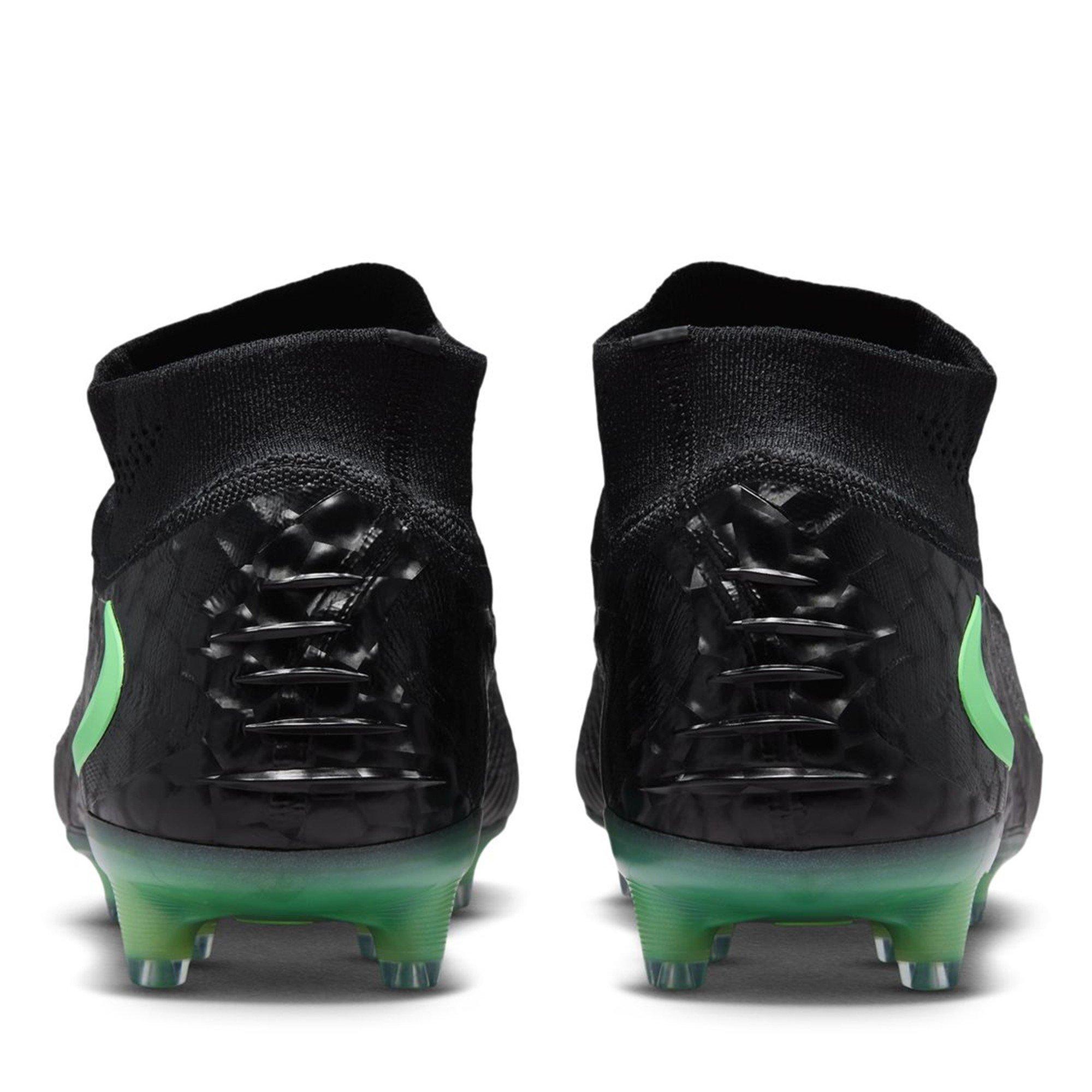Black/Green - Nike - Phantom 6 High Elite Artificial-Grass Football Boot - 5