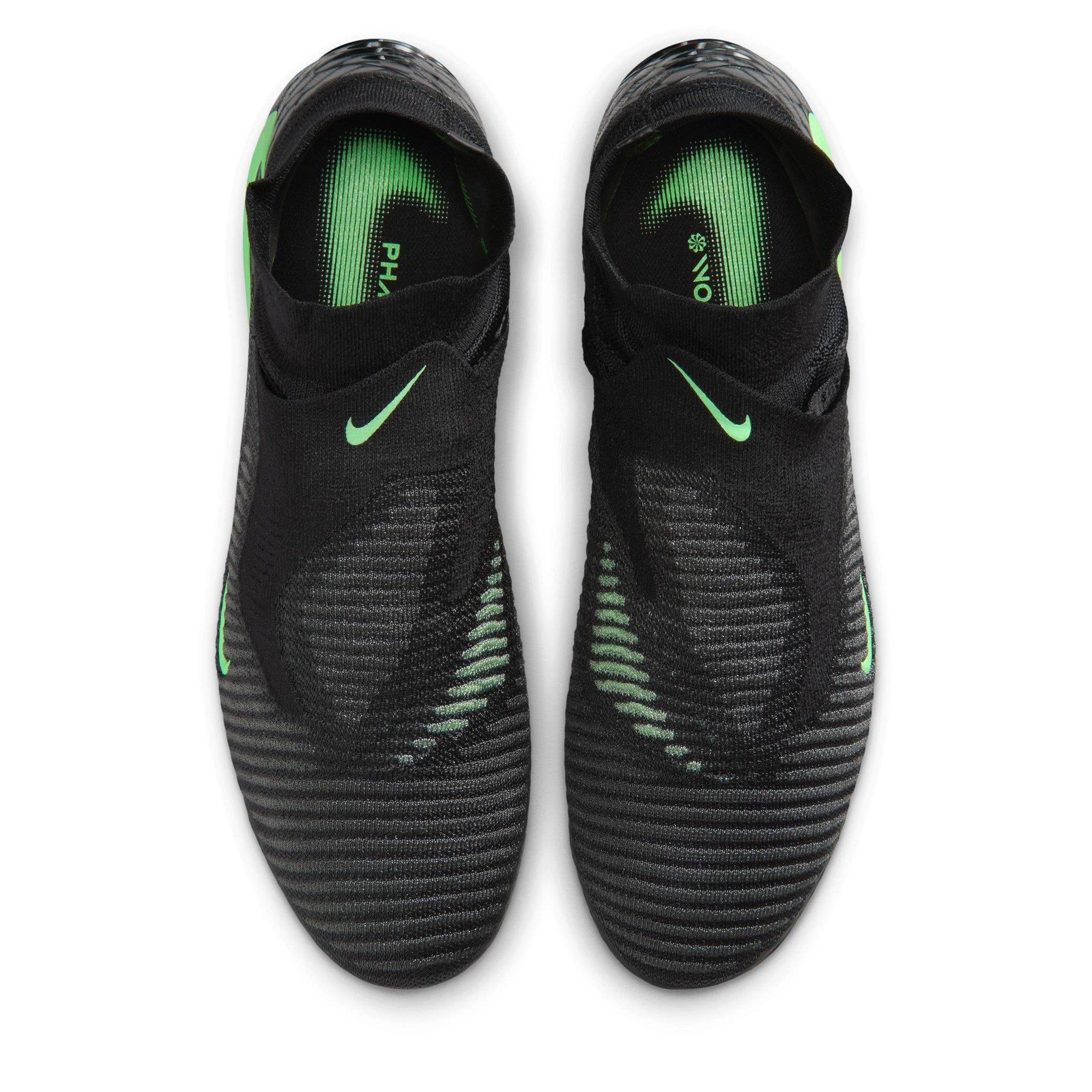 Black/Green - Nike - Phantom 6 High Elite Artificial-Grass Football Boot - 6