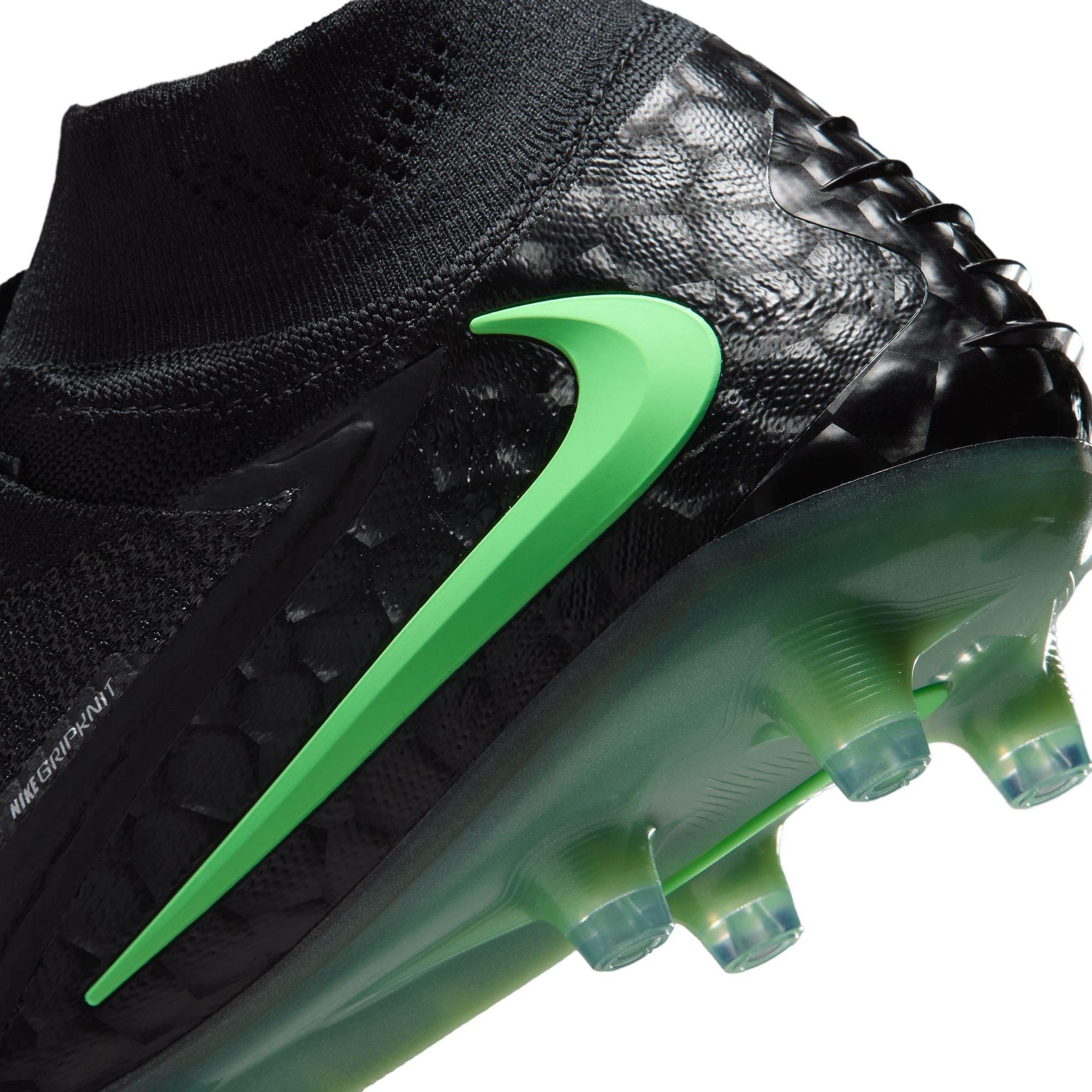 Black/Green - Nike - Phantom 6 High Elite Artificial-Grass Football Boot - 9