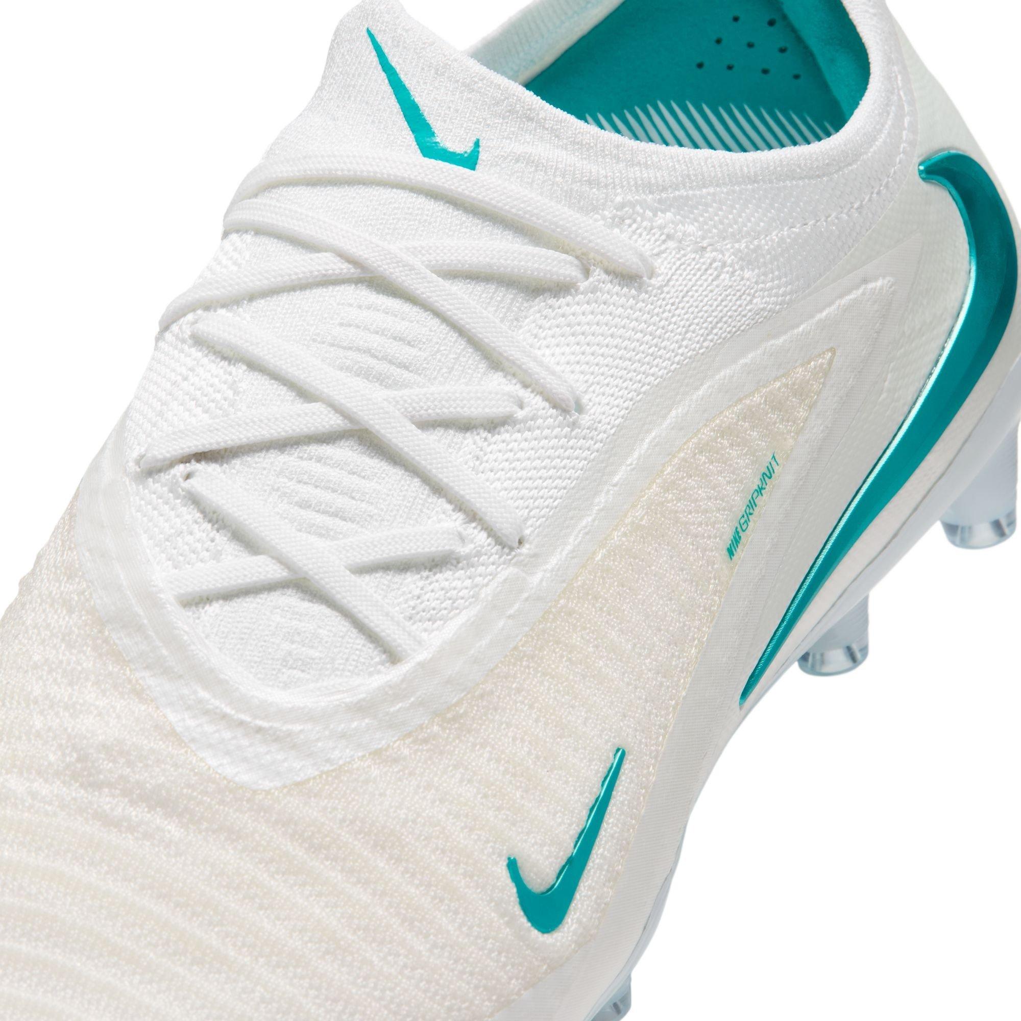 White/Cactus - Nike - Phantom 6 Low Elite Adults Artificial Ground Football Boots - 7
