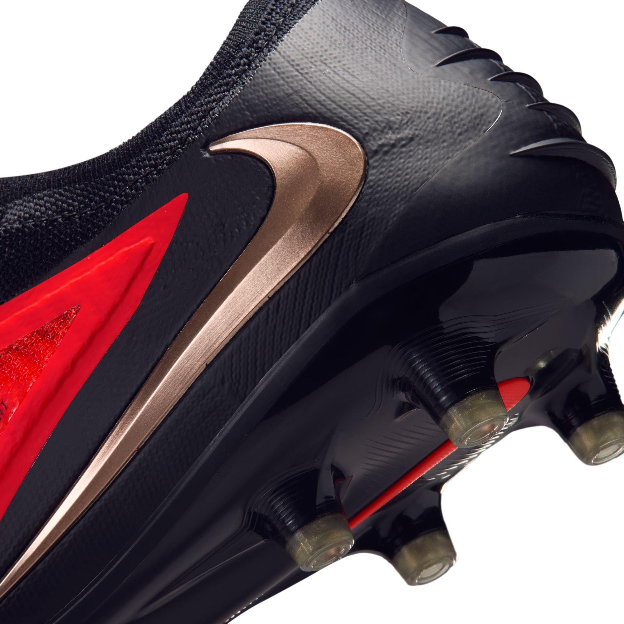 Rojo/Negro - Nike - Phantom 6 Low Elite Adults Artificial Ground Football Boots - 8