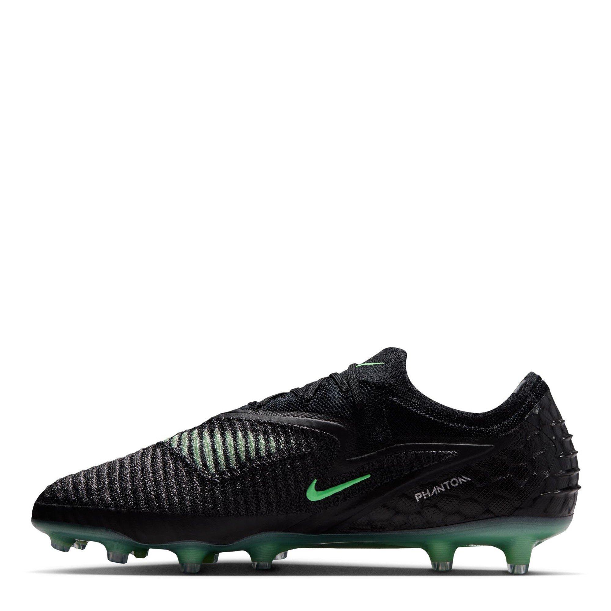 Black/Green - Nike - Phantom 6 Low Elite Adults Artificial Ground Football Boots - 2