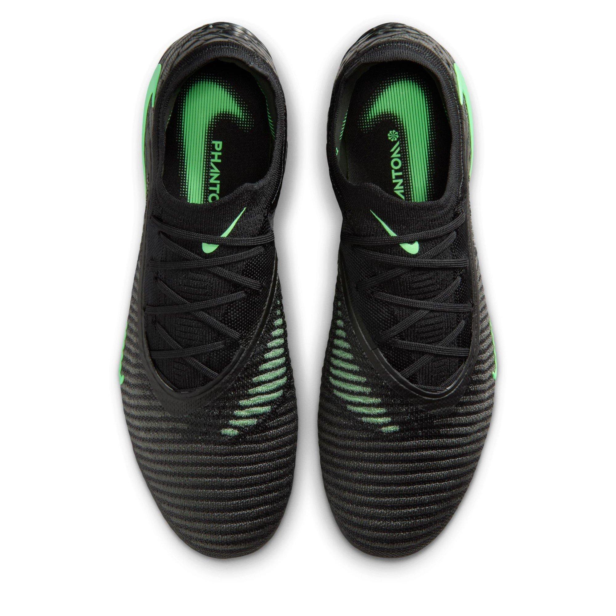 Black/Green - Nike - Phantom 6 Low Elite Adults Artificial Ground Football Boots - 6