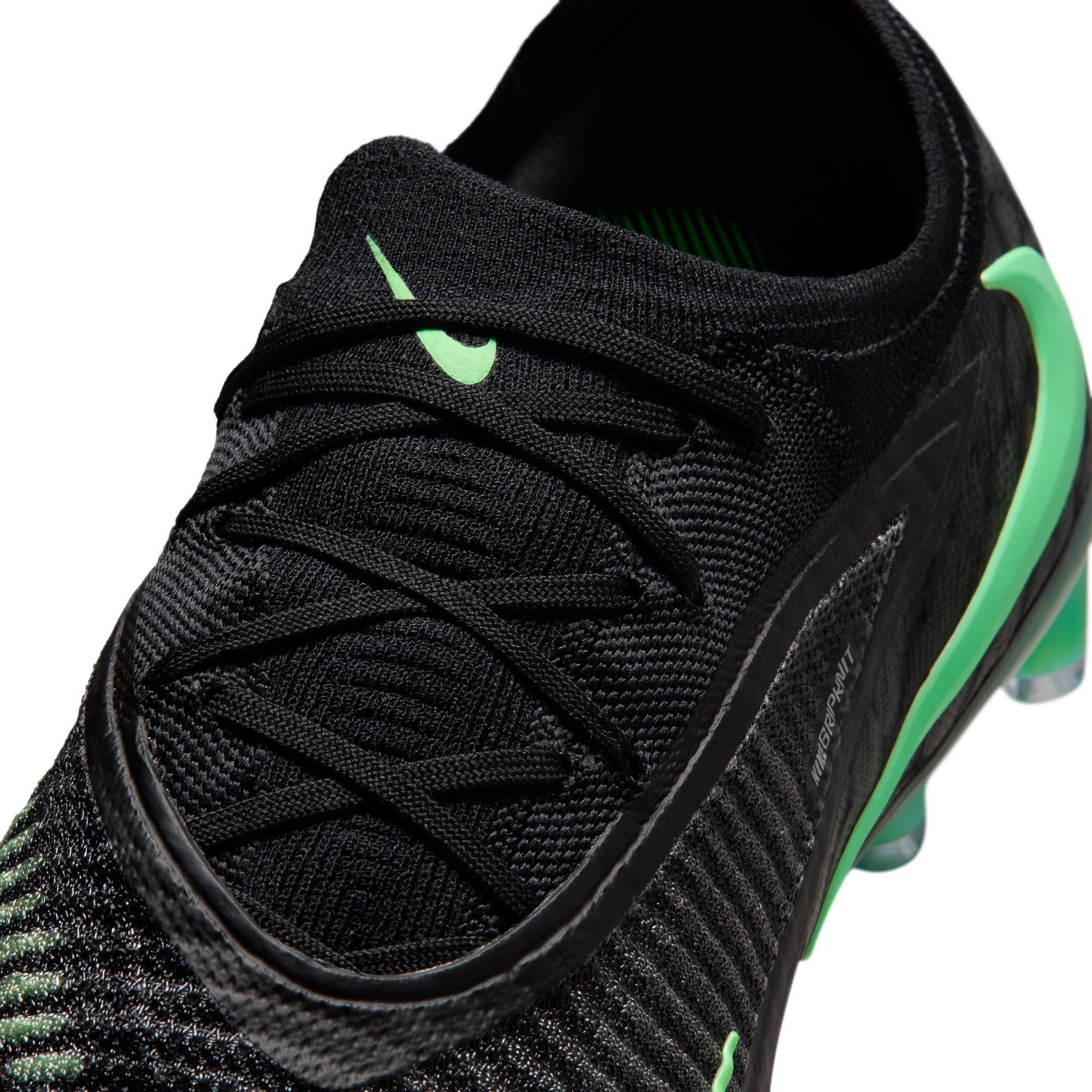 Black/Green - Nike - Phantom 6 Low Elite Adults Artificial Ground Football Boots - 7